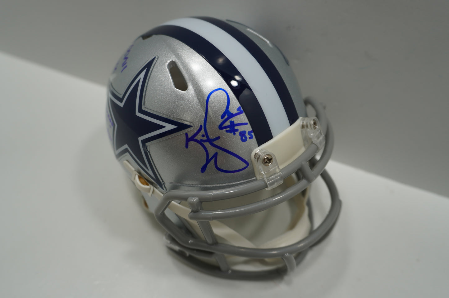 KEVIN WILLIAMS DALLAS COWBOYS SIGNED Mini Helmet wXXVIII XXX AmericasTeam JSA