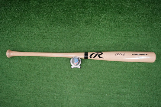 JOSH JUNG TEXAS RANGERS SIGNED BLONDE RAWLINGS BASEBALL BAT BAS COA
