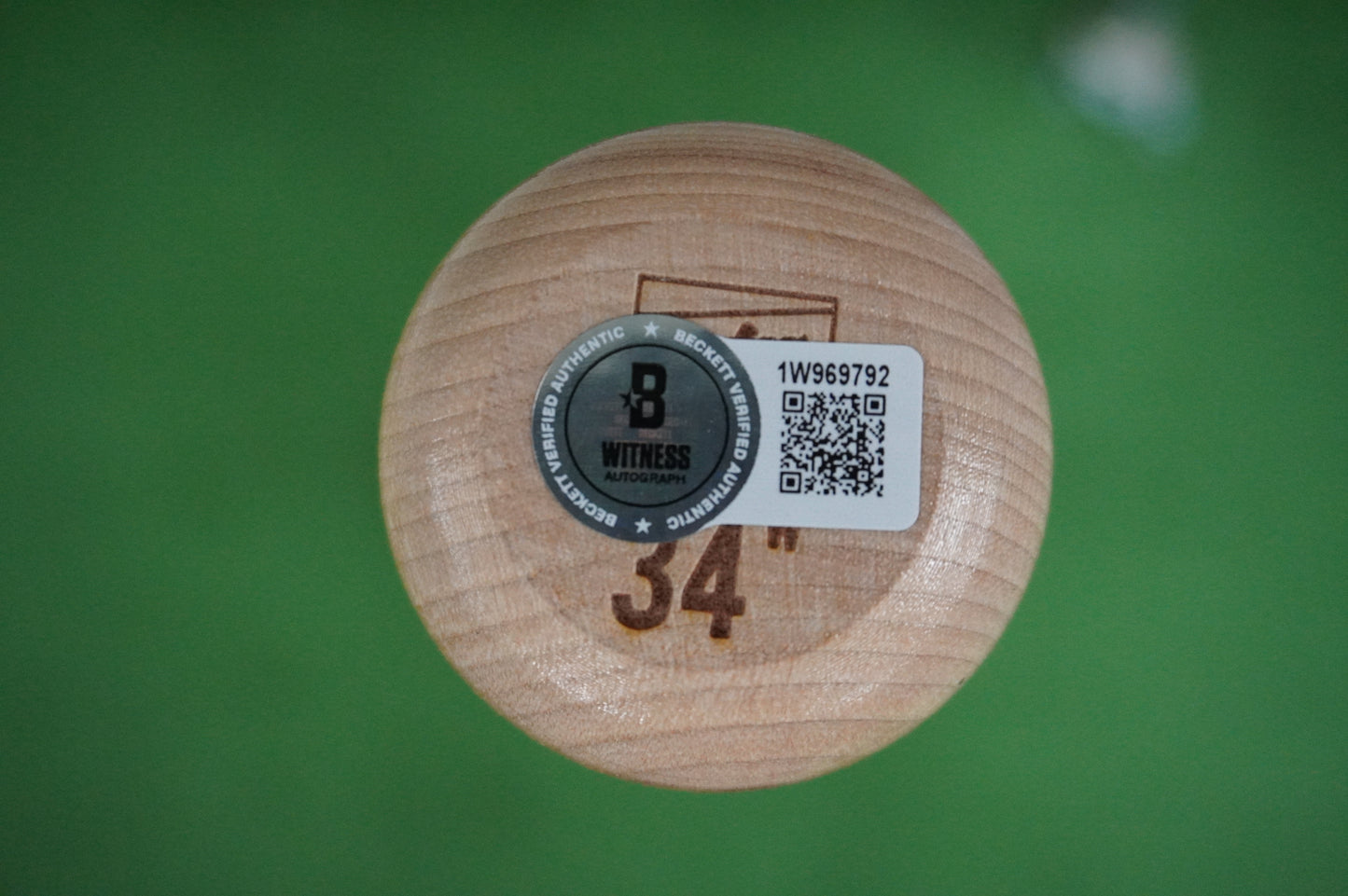 JOSH JUNG TEXAS RANGERS SIGNED BLONDE RAWLINGS BASEBALL BAT BAS COA