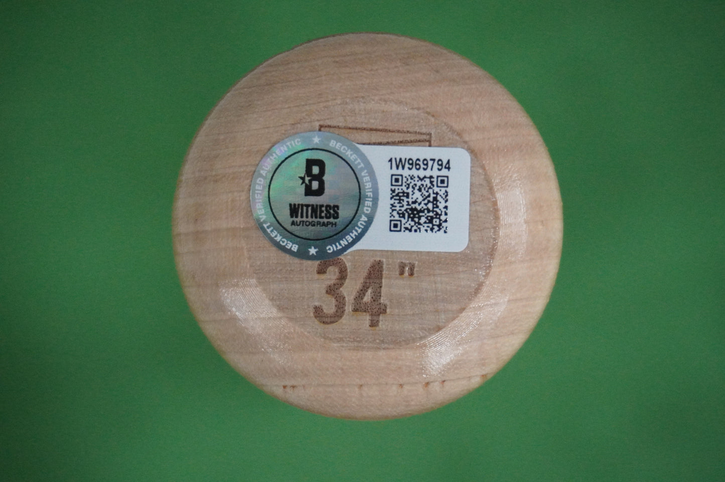 JOSH JUNG TEXAS RANGERS SIGNED BLONDE RAWLINGS BASEBALL BAT BAS COA