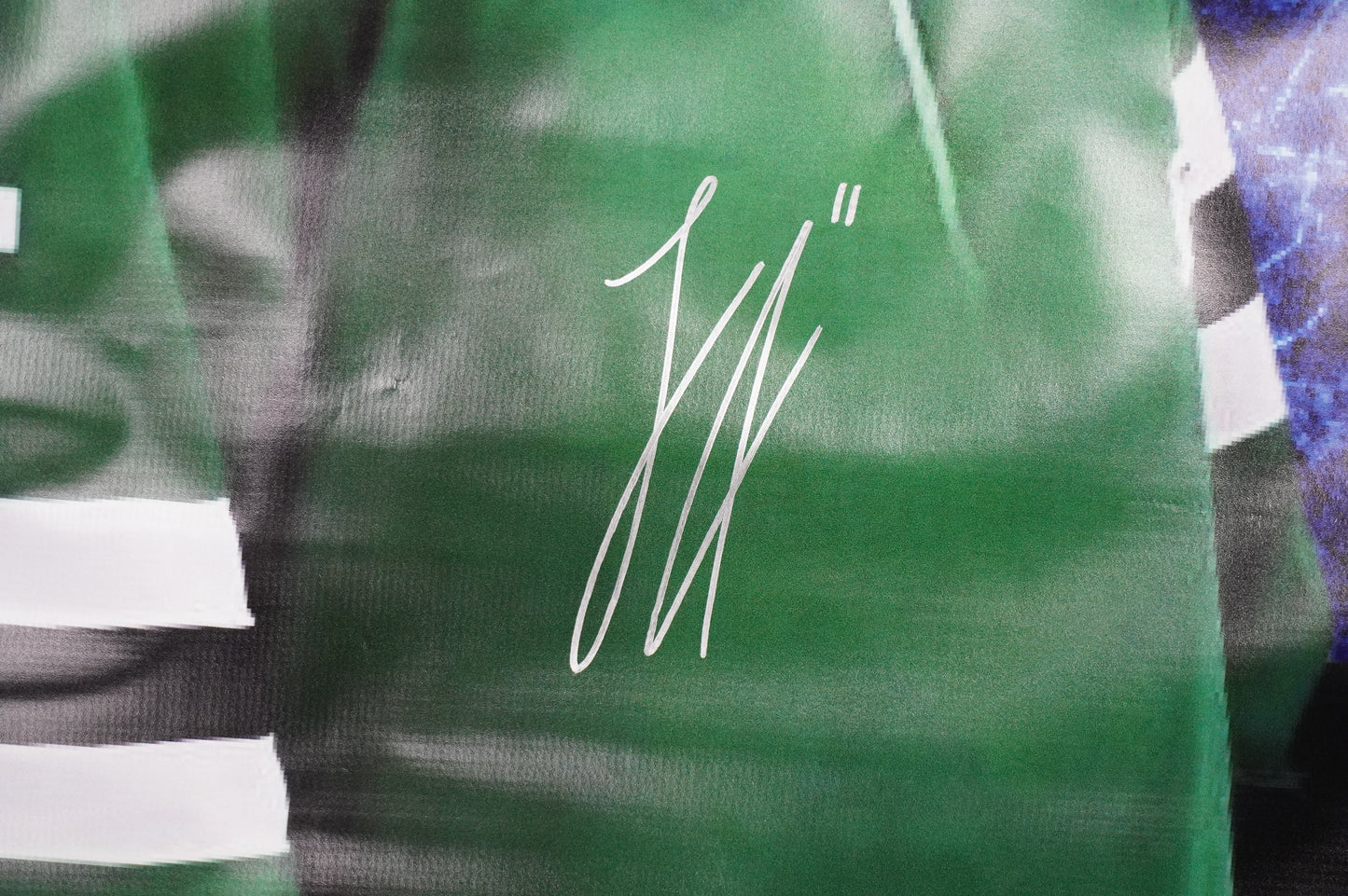 LOGAN STANKOVEN SIGNED TEXAS RANGERS Dallas Card Show 36x60 VINYL BANNER BAS