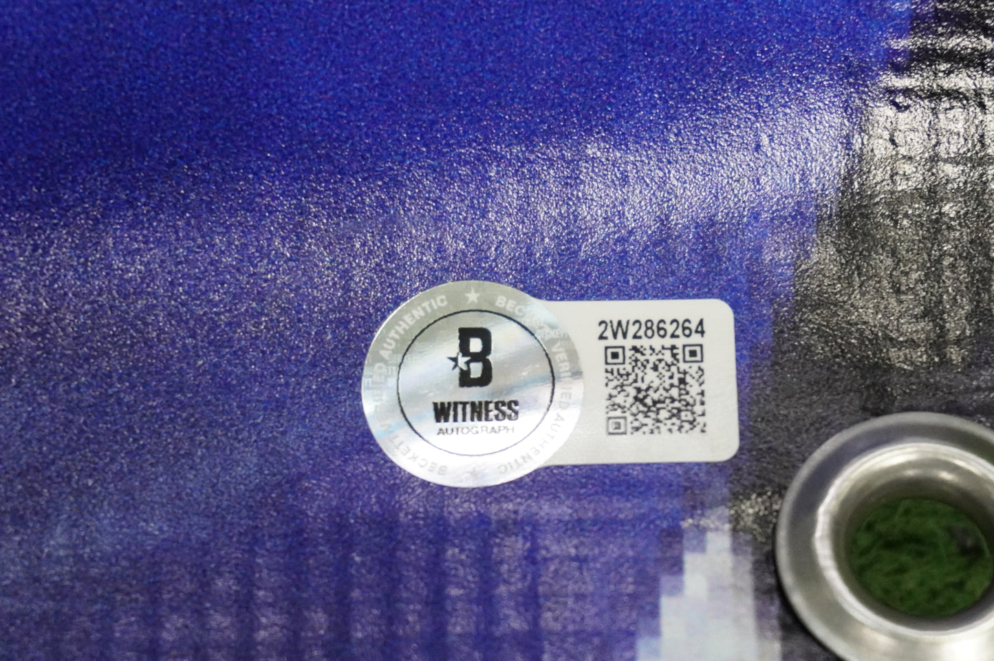 NATHAN EOVALDI SIGNED TEXAS RANGERS Dallas Card Show 36x60 VINYL BANNER BAS