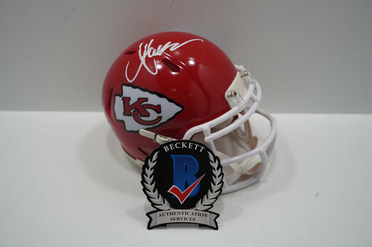 MARCUS ALLEN KANSAS CITY CHIEFS SIGNED Riddell Mini Helmet USC Trojans BAS COA