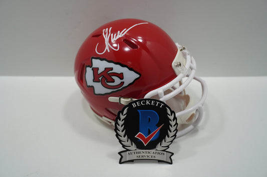 MARCUS ALLEN KANSAS CITY CHIEFS SIGNED Riddell Mini Helmet USC Trojans BAS COA