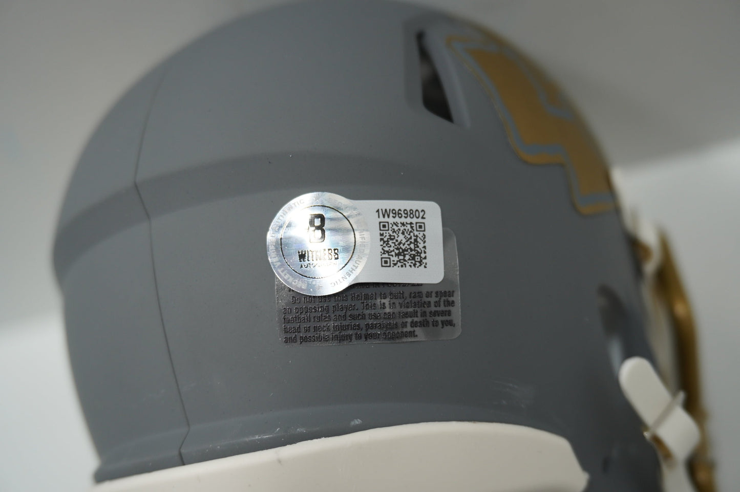 MARCUS ALLEN KANSAS CITY CHIEFS SIGNED Riddell SLATE Mini Helmet USC Trojans BAS