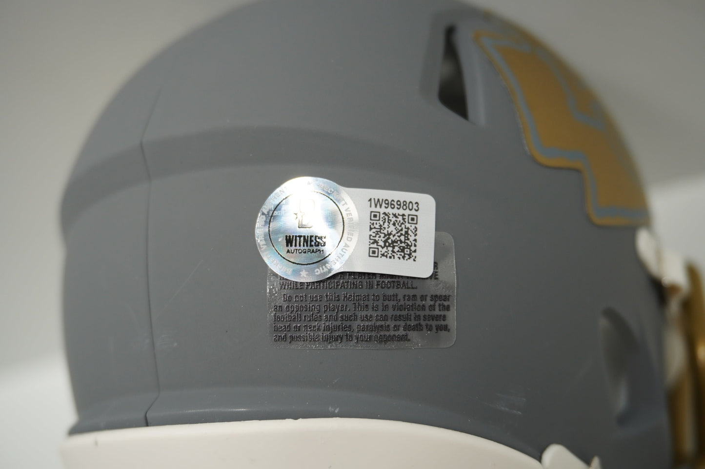 MARCUS ALLEN KANSAS CITY CHIEFS SIGNED Riddell SLATE Mini Helmet USC Trojans BAS