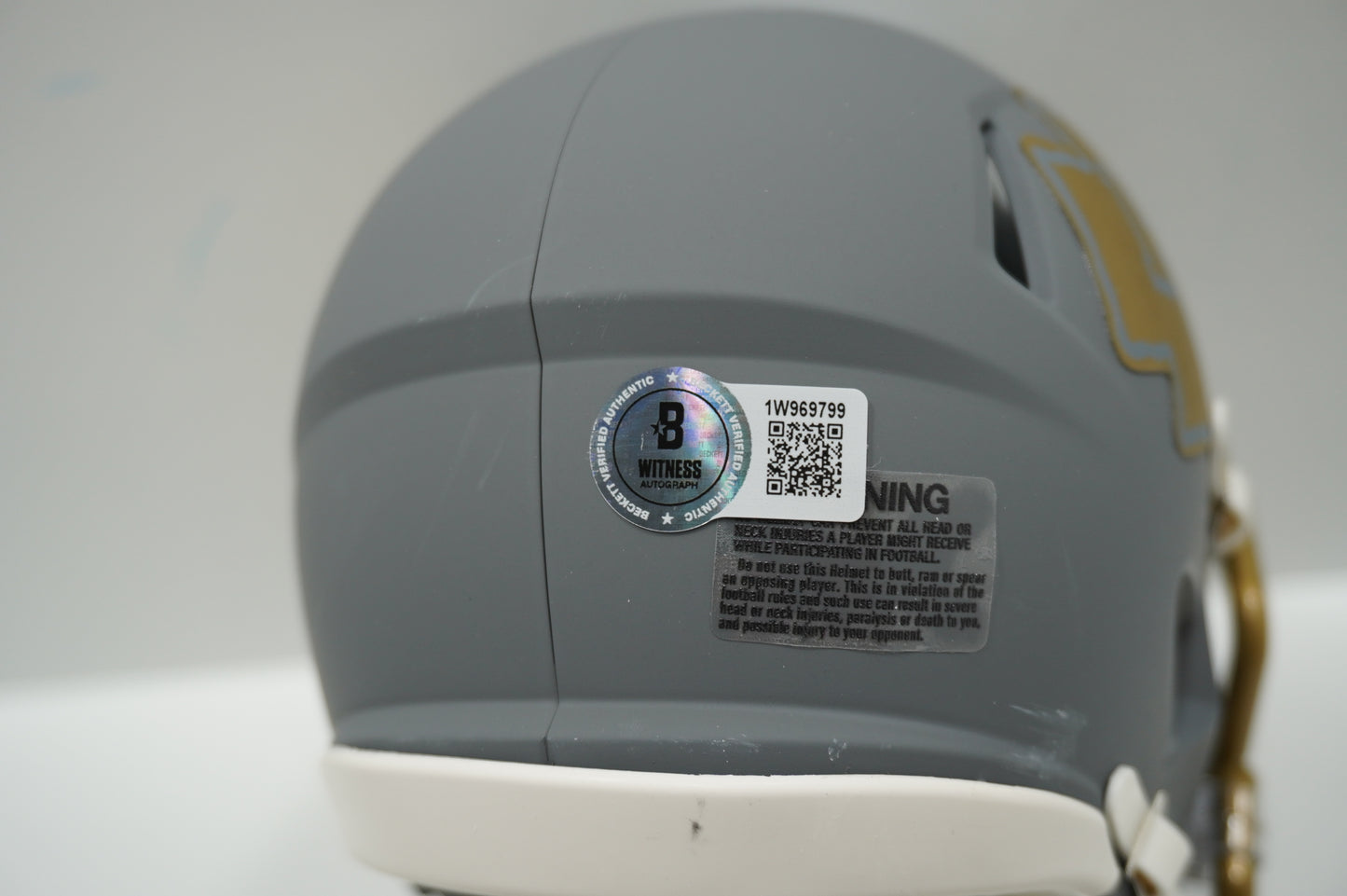 MARCUS ALLEN KANSAS CITY CHIEFS SIGNED Riddell SLATE Mini Helmet USC Trojans BAS