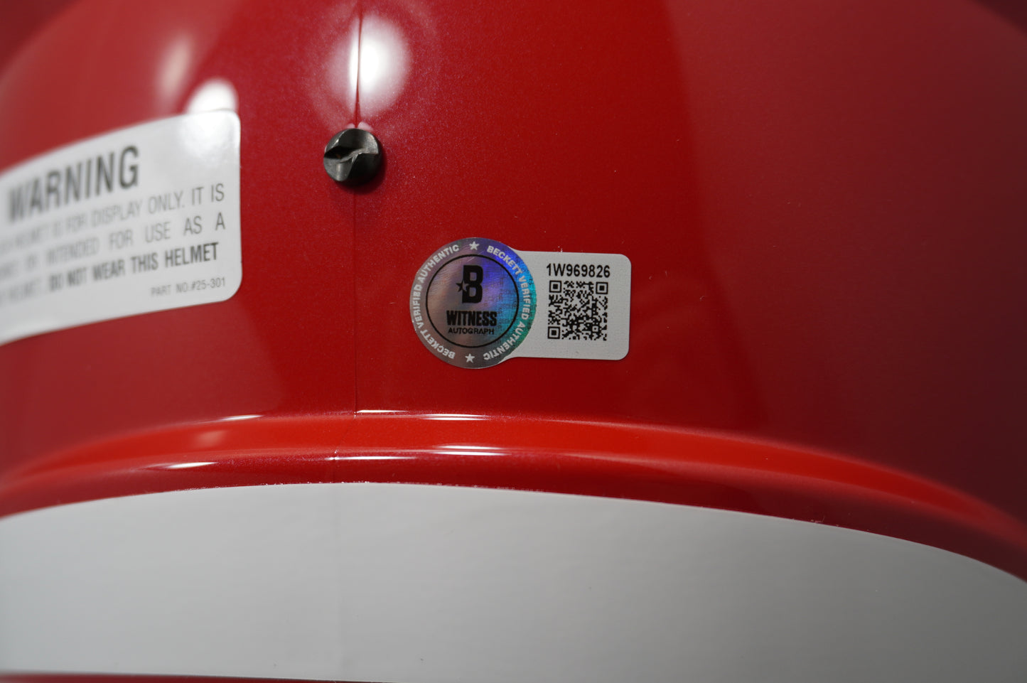 MARCUS ALLEN KANSAS CITY CHIEFS SIGNED Riddell Full Size Helmet USC Trojans BAS