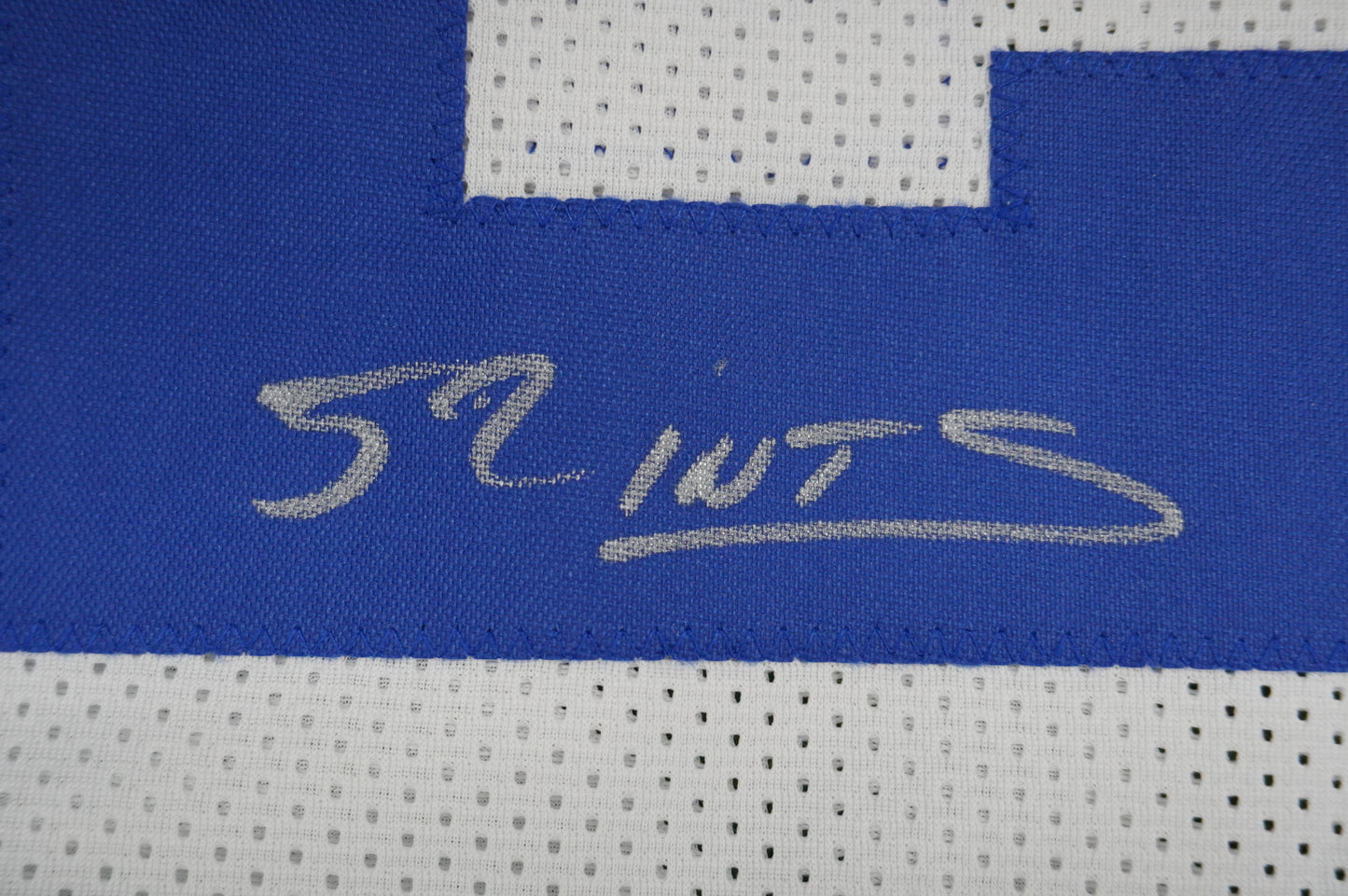 EVERSON WALLS DALLAS COWBOYS SIGNED JERSEY XL NY Giants w/57 Ints JSA COA