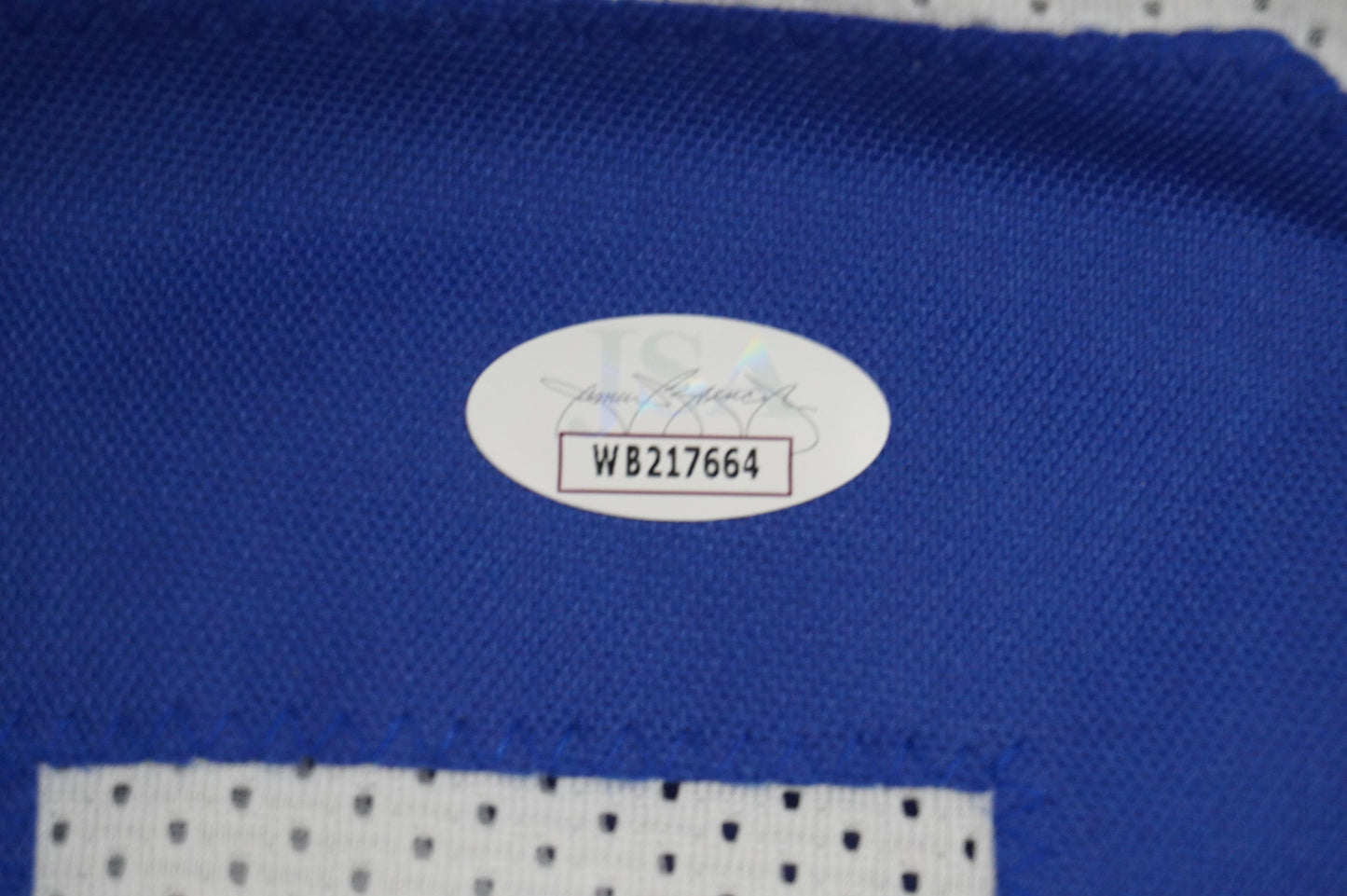 EVERSON WALLS DALLAS COWBOYS SIGNED JERSEY XL NY Giants w/57 Ints JSA COA