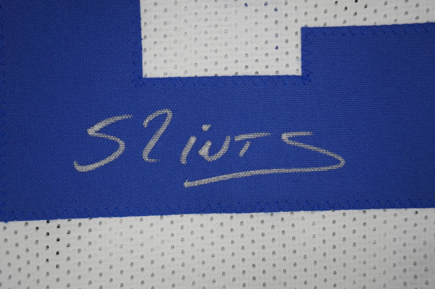 EVERSON WALLS DALLAS COWBOYS SIGNED JERSEY XL NY Giants w/57 Ints JSA COA