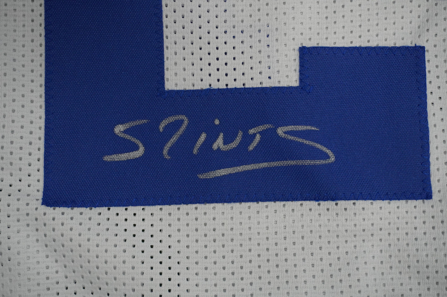 EVERSON WALLS DALLAS COWBOYS SIGNED JERSEY XL NY Giants w/57 Ints JSA COA
