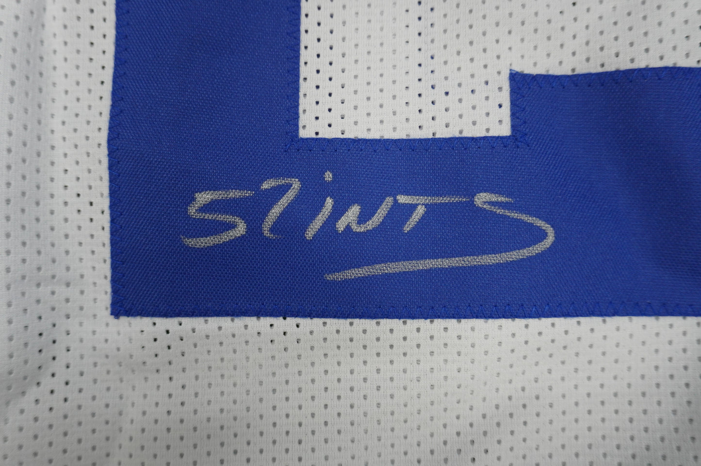 EVERSON WALLS DALLAS COWBOYS SIGNED JERSEY 2XL NY Giants w/57 Ints JSA COA