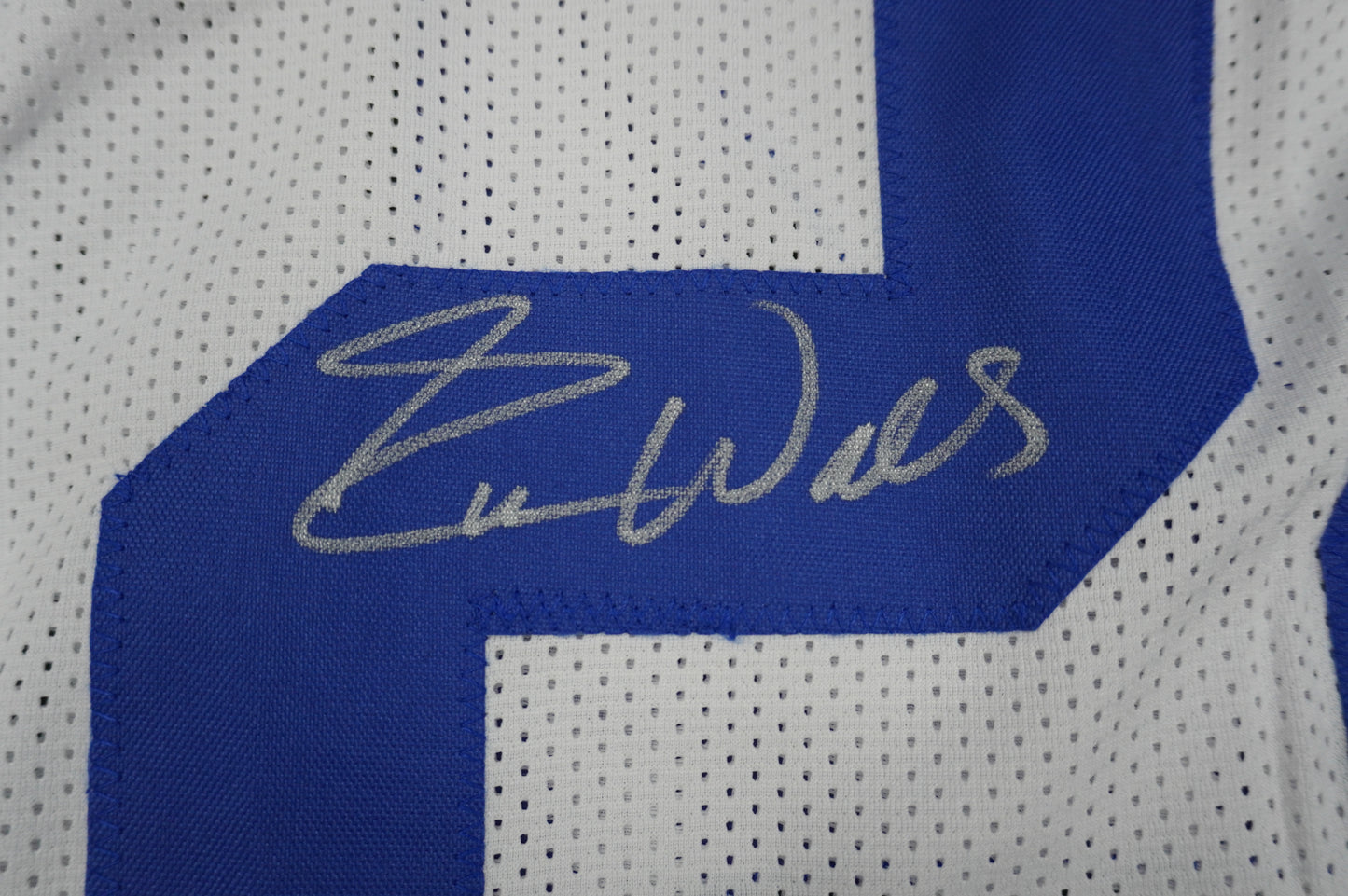 EVERSON WALLS DALLAS COWBOYS SIGNED JERSEY 2XL NY Giants w/57 Ints JSA COA