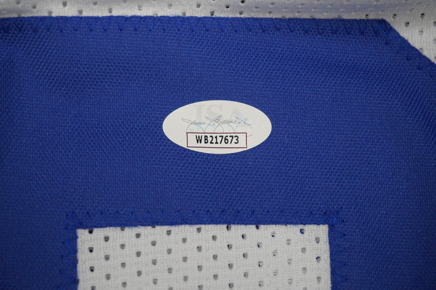 EVERSON WALLS DALLAS COWBOYS SIGNED JERSEY 2XL NY Giants w/57 Ints JSA COA