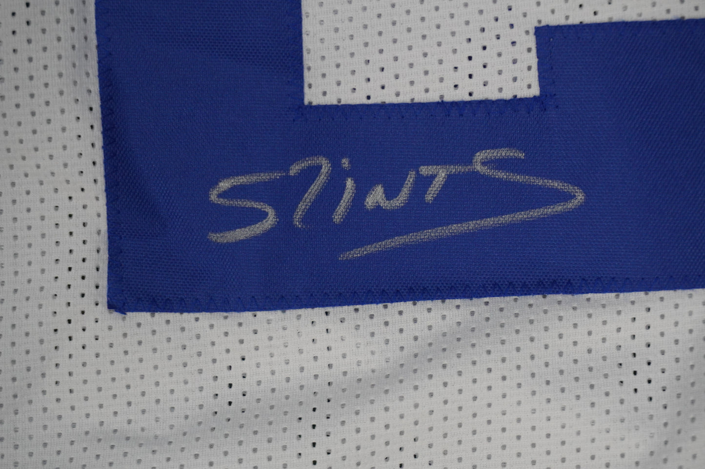EVERSON WALLS DALLAS COWBOYS SIGNED JERSEY 2XL NY Giants w/57 Ints JSA COA