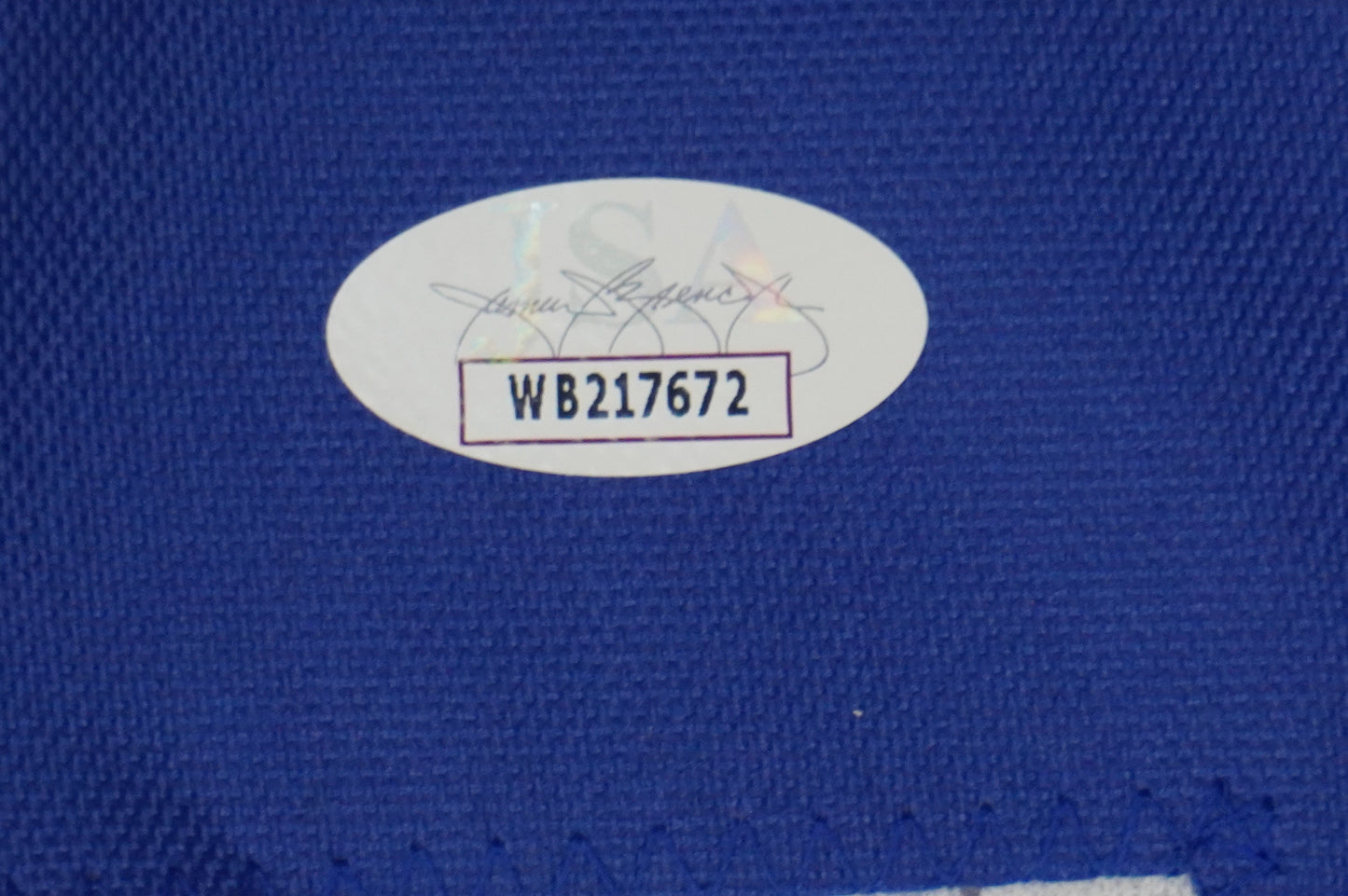 EVERSON WALLS DALLAS COWBOYS SIGNED JERSEY 2XL NY Giants w/57 Ints JSA COA