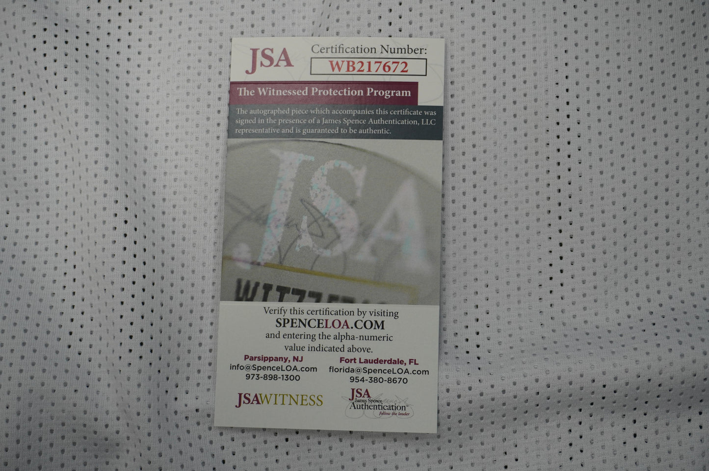 EVERSON WALLS DALLAS COWBOYS SIGNED JERSEY 2XL NY Giants w/57 Ints JSA COA