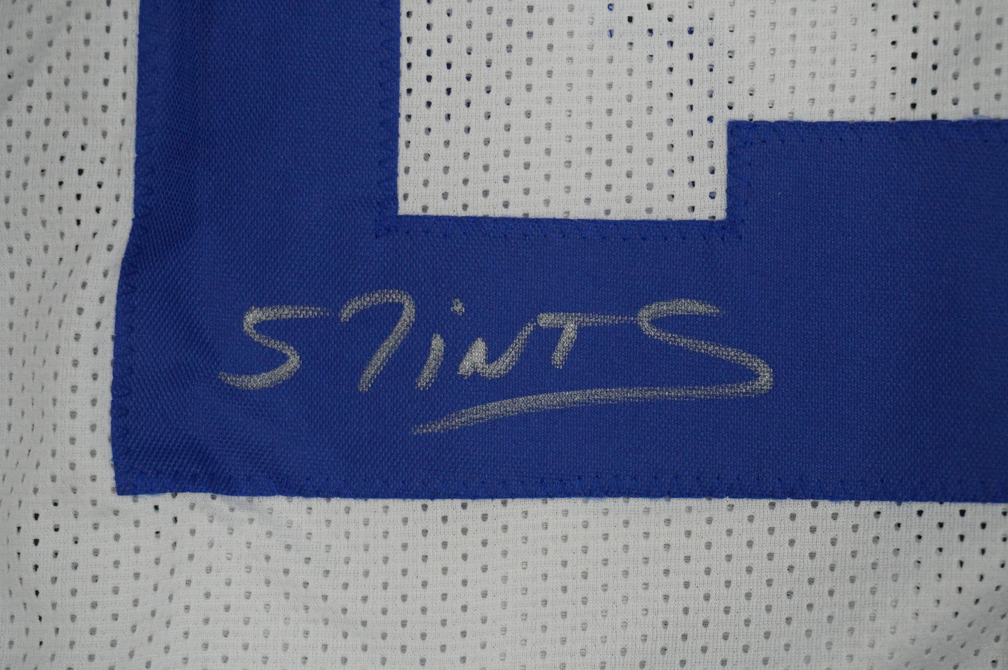 EVERSON WALLS DALLAS COWBOYS SIGNED JERSEY 2XL NY Giants w/57 Ints JSA COA