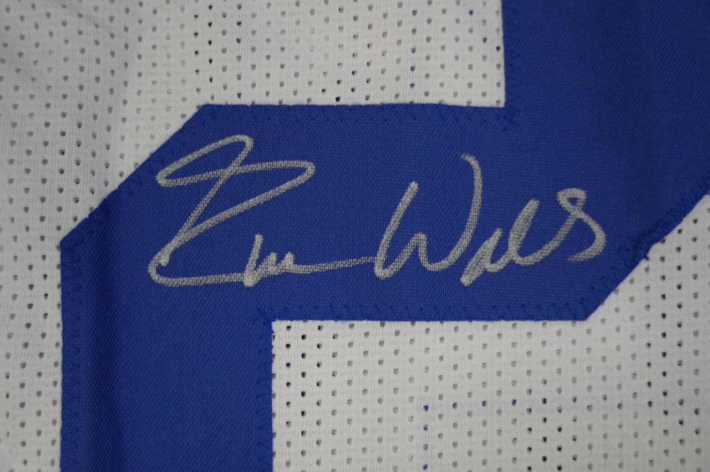 EVERSON WALLS DALLAS COWBOYS SIGNED JERSEY 2XL NY Giants w/57 Ints JSA COA