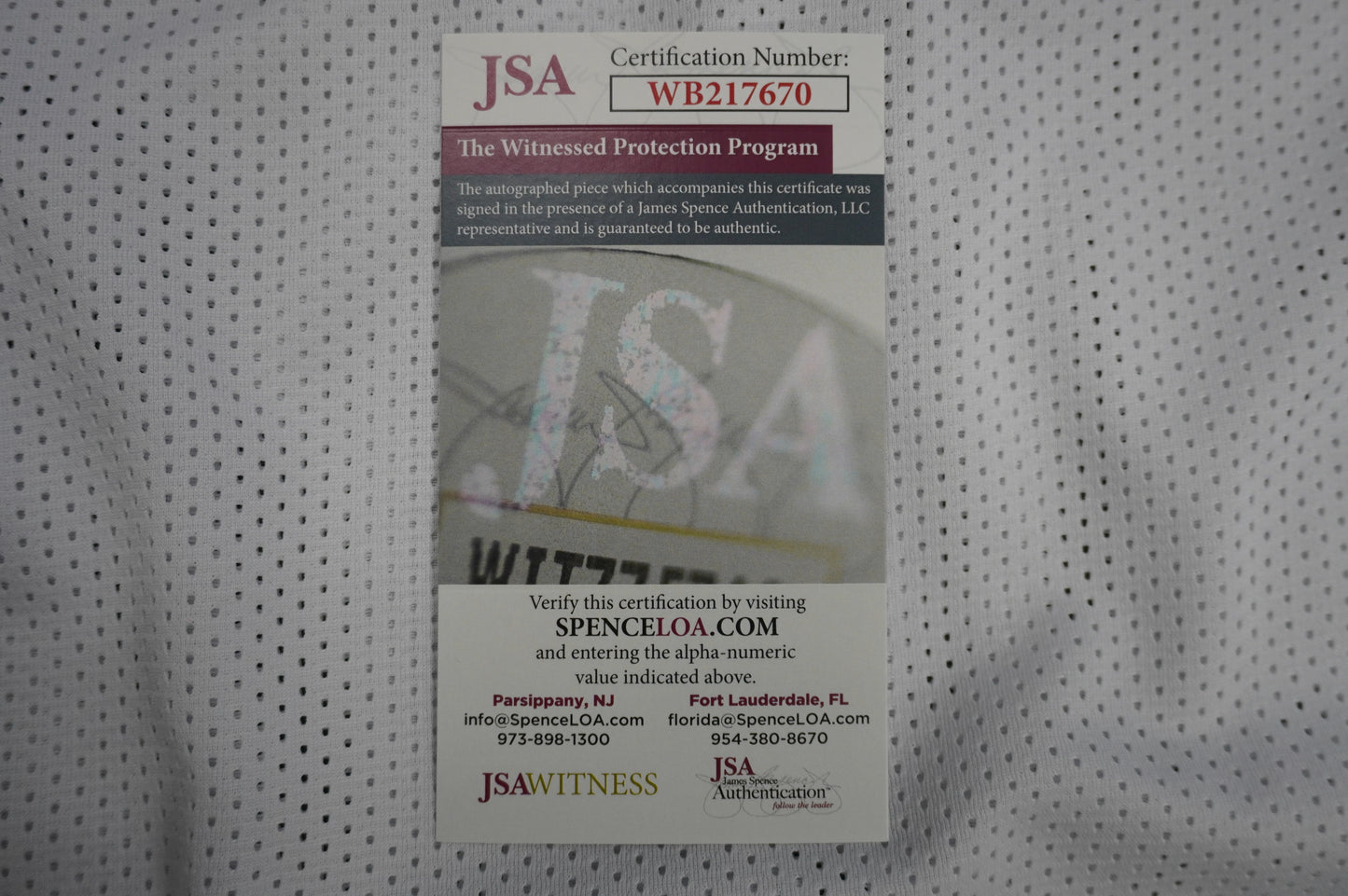 EVERSON WALLS DALLAS COWBOYS SIGNED JERSEY 2XL NY Giants w/57 Ints JSA COA