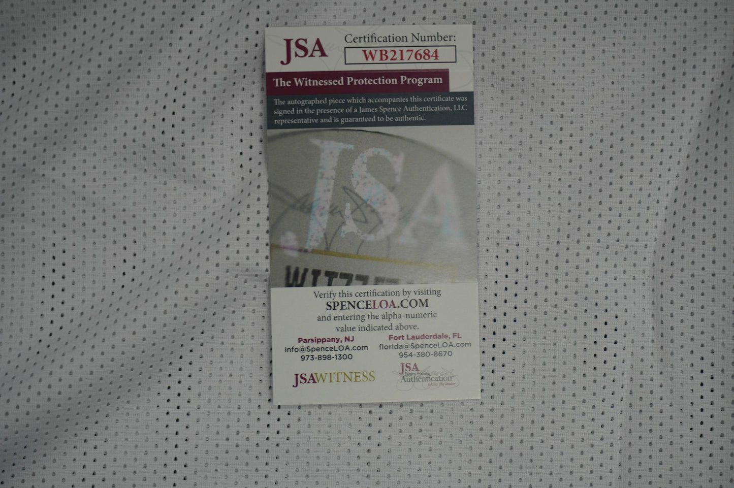 EVERSON WALLS DALLAS COWBOYS SIGNED JERSEY L NY Giants w/57 Ints JSA COA