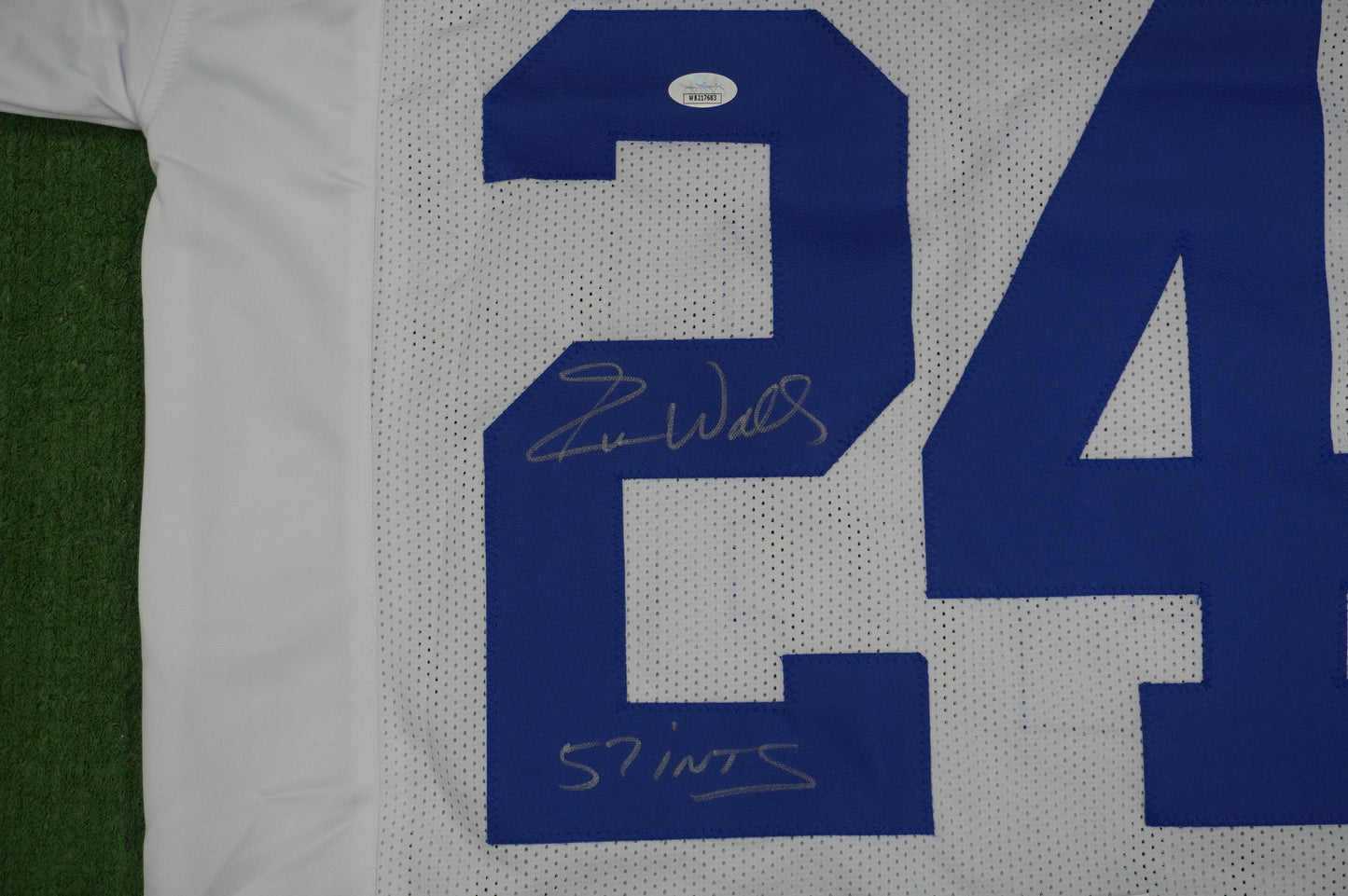 EVERSON WALLS DALLAS COWBOYS SIGNED JERSEY L NY Giants w/57 Ints JSA COA