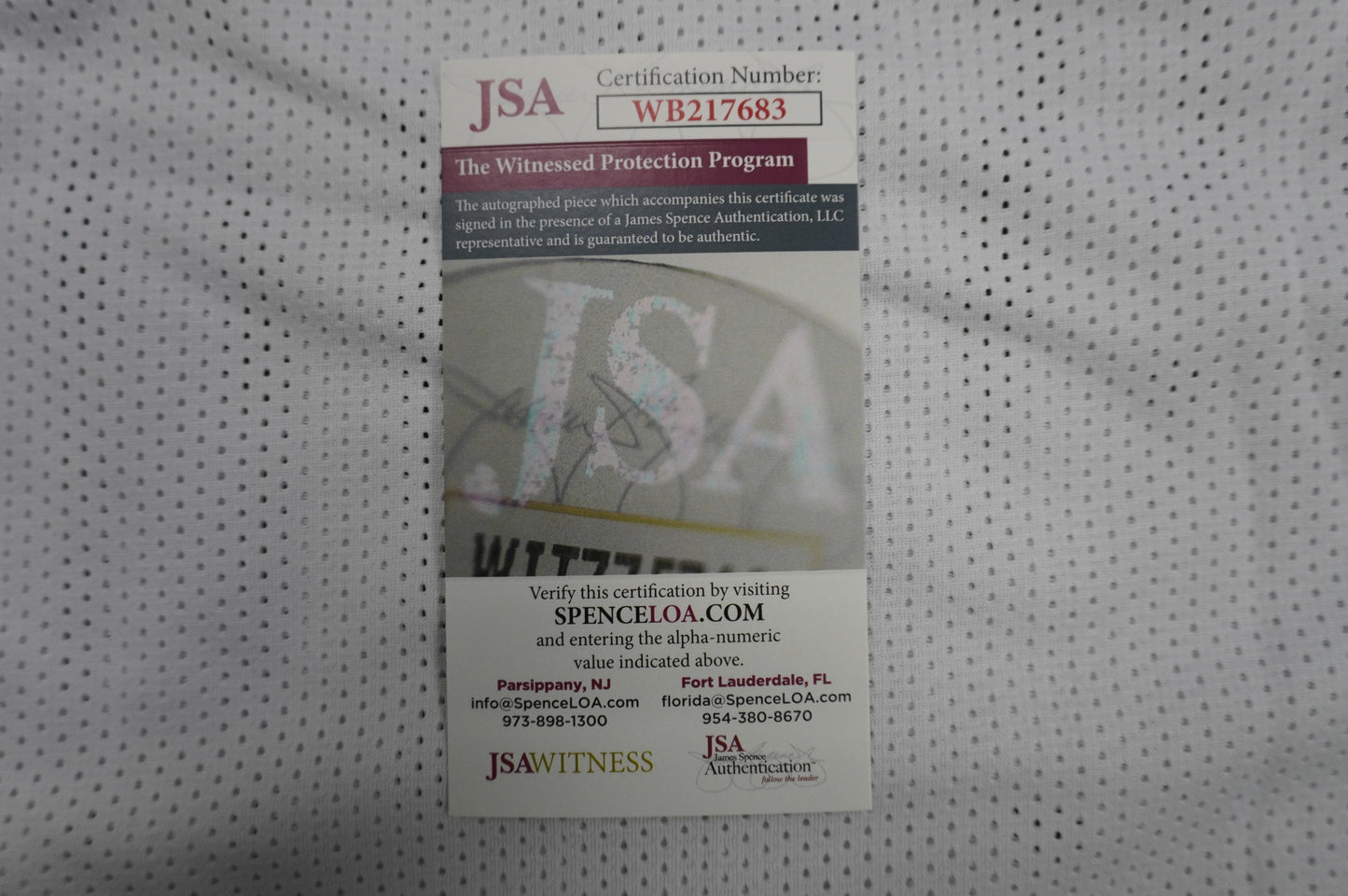 EVERSON WALLS DALLAS COWBOYS SIGNED JERSEY L NY Giants w/57 Ints JSA COA