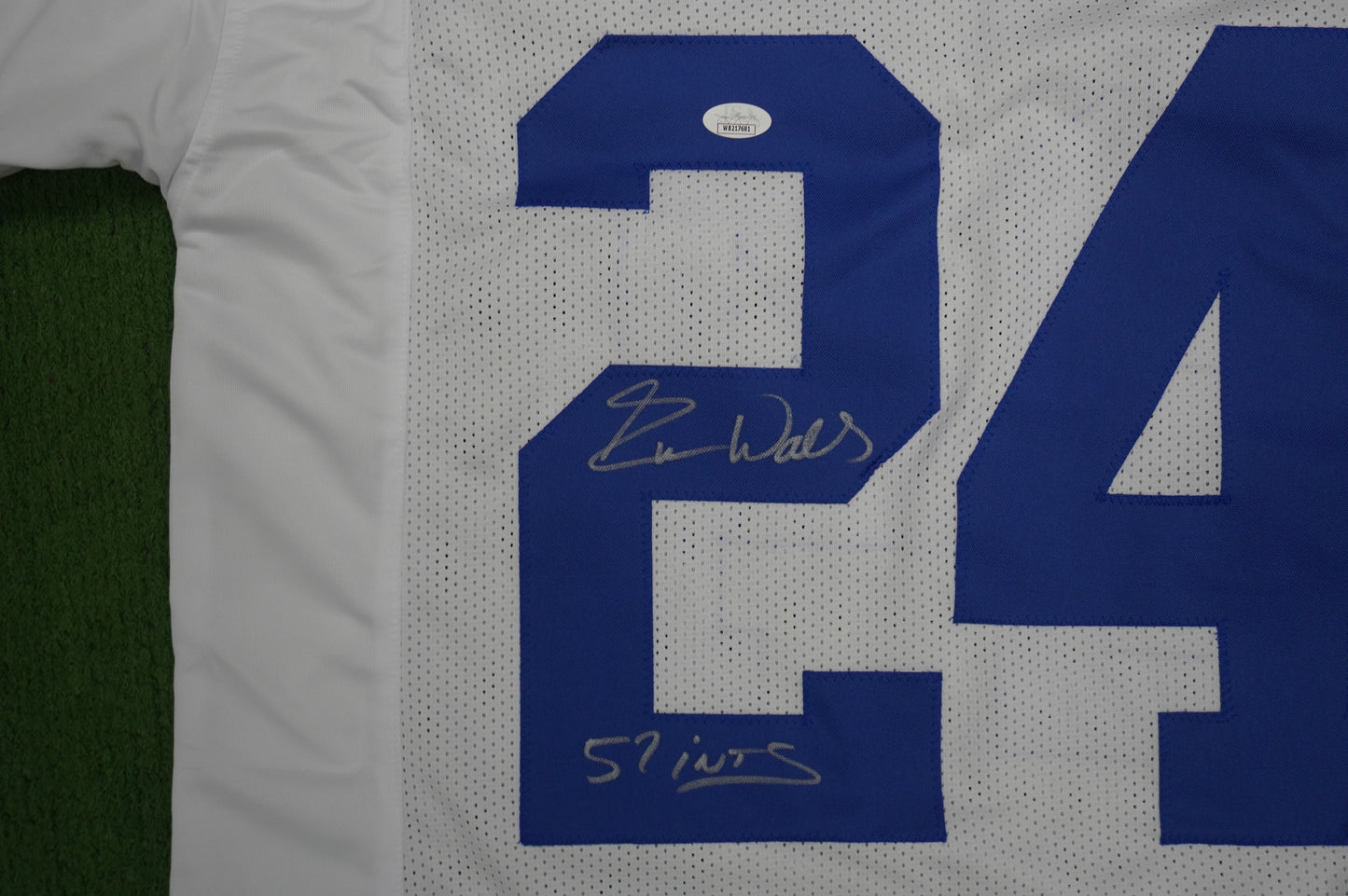 EVERSON WALLS DALLAS COWBOYS SIGNED JERSEY L NY Giants w/57 Ints JSA COA