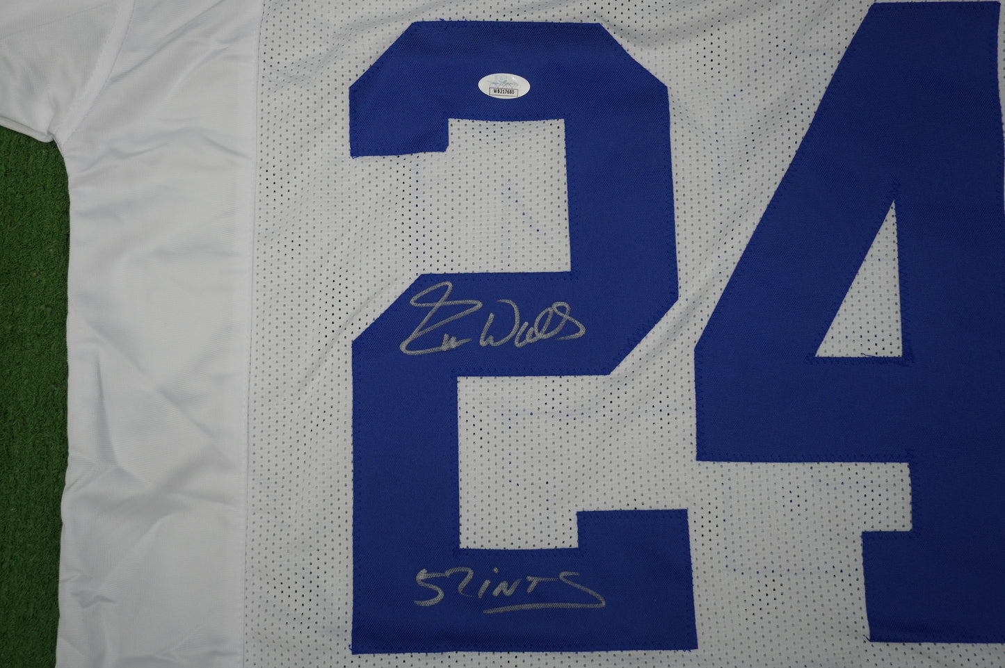 EVERSON WALLS DALLAS COWBOYS SIGNED JERSEY L NY Giants w/57 Ints JSA COA