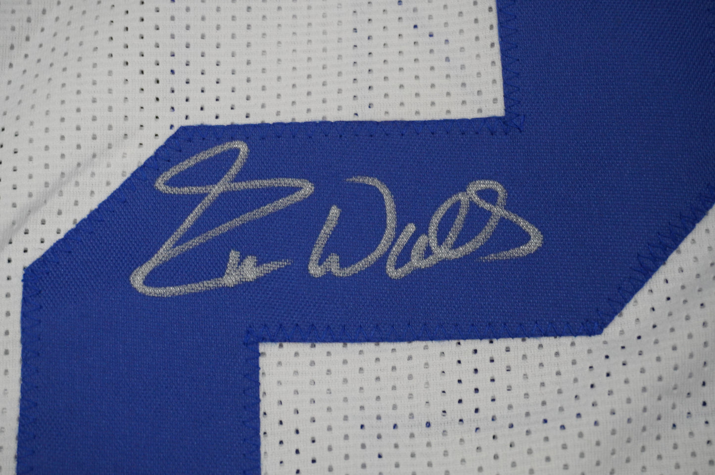 EVERSON WALLS DALLAS COWBOYS SIGNED JERSEY L NY Giants w/57 Ints JSA COA