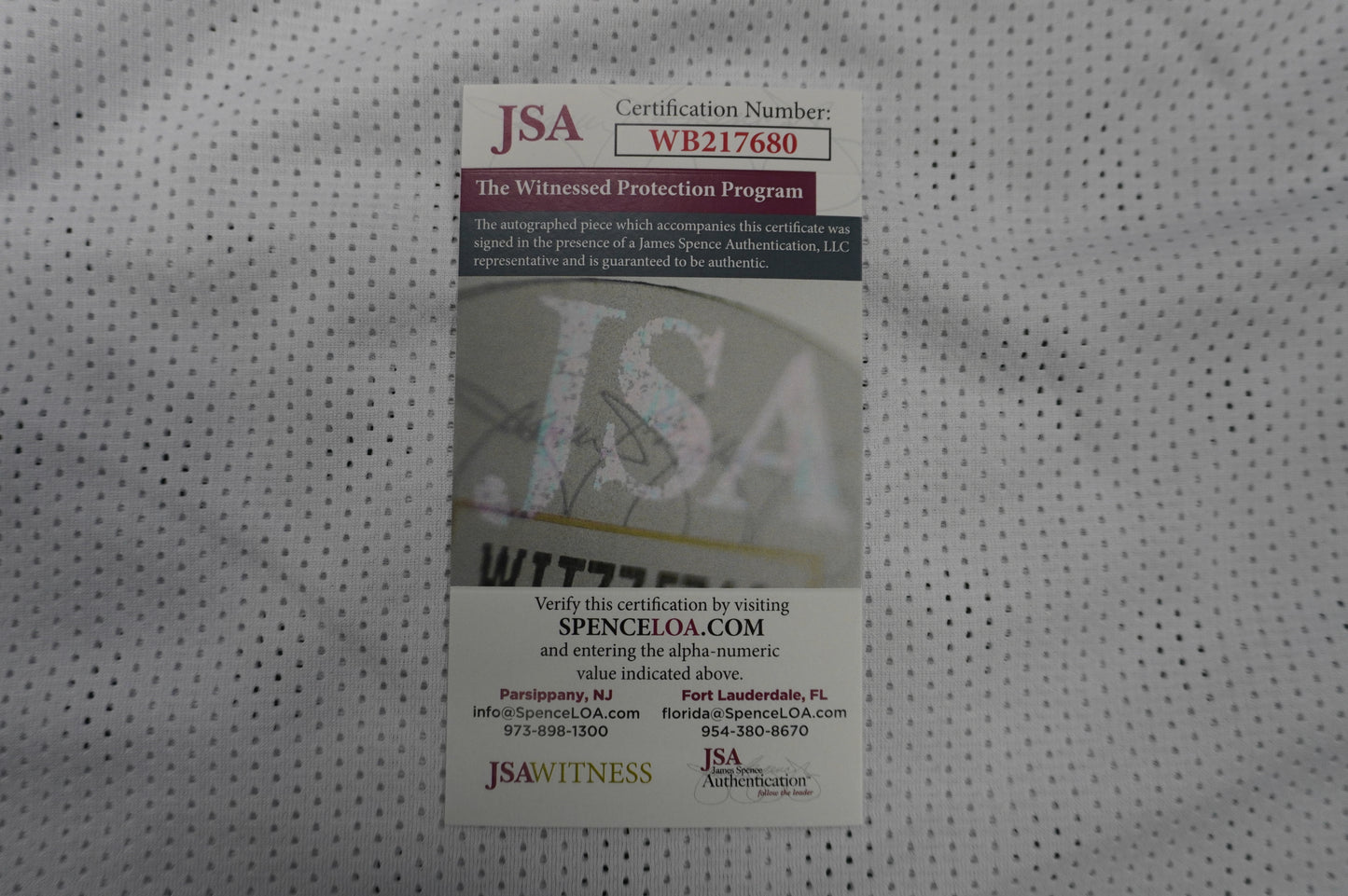 EVERSON WALLS DALLAS COWBOYS SIGNED JERSEY L NY Giants w/57 Ints JSA COA