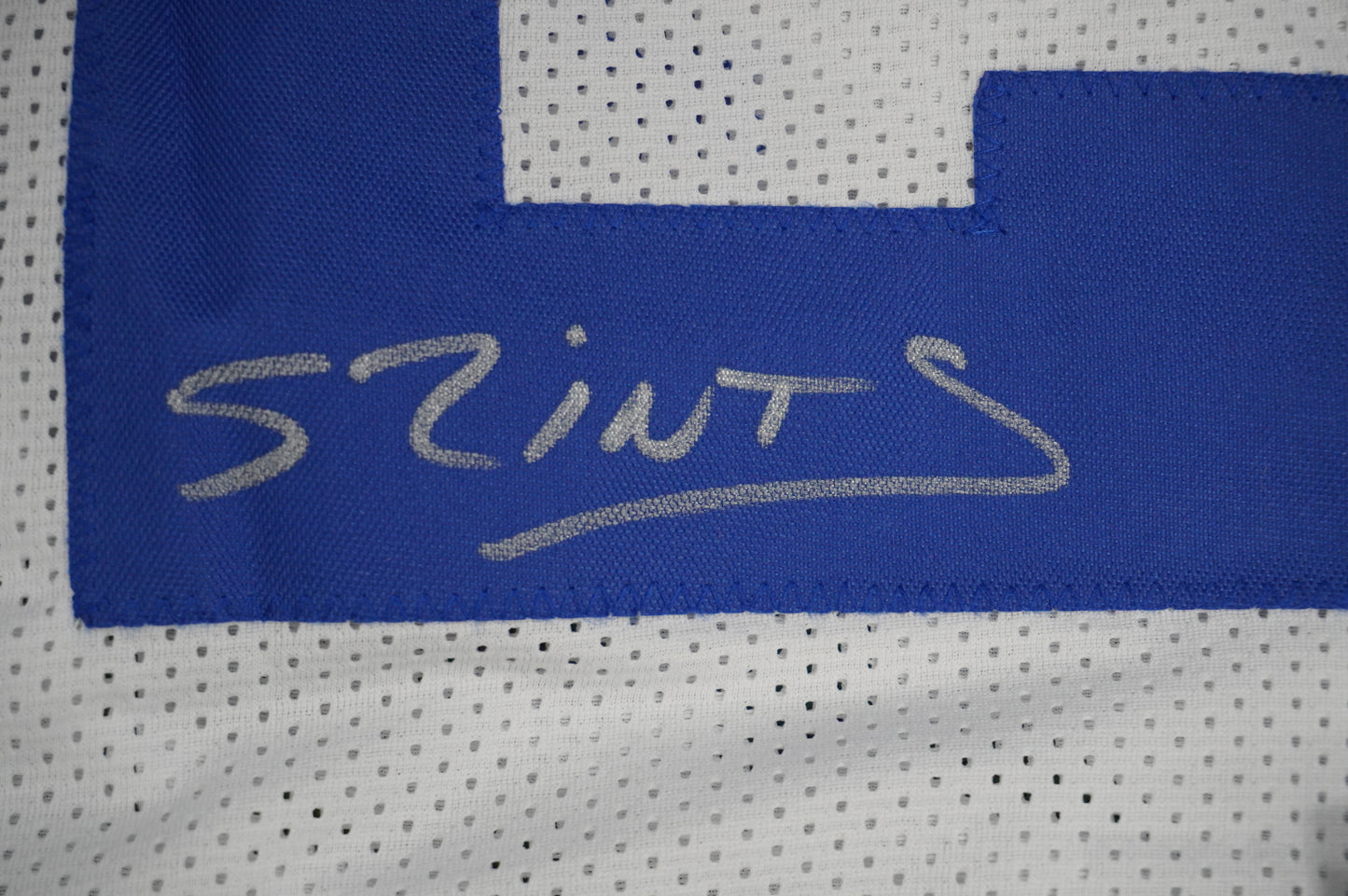 EVERSON WALLS DALLAS COWBOYS SIGNED JERSEY XL NY Giants w/57 Ints JSA COA