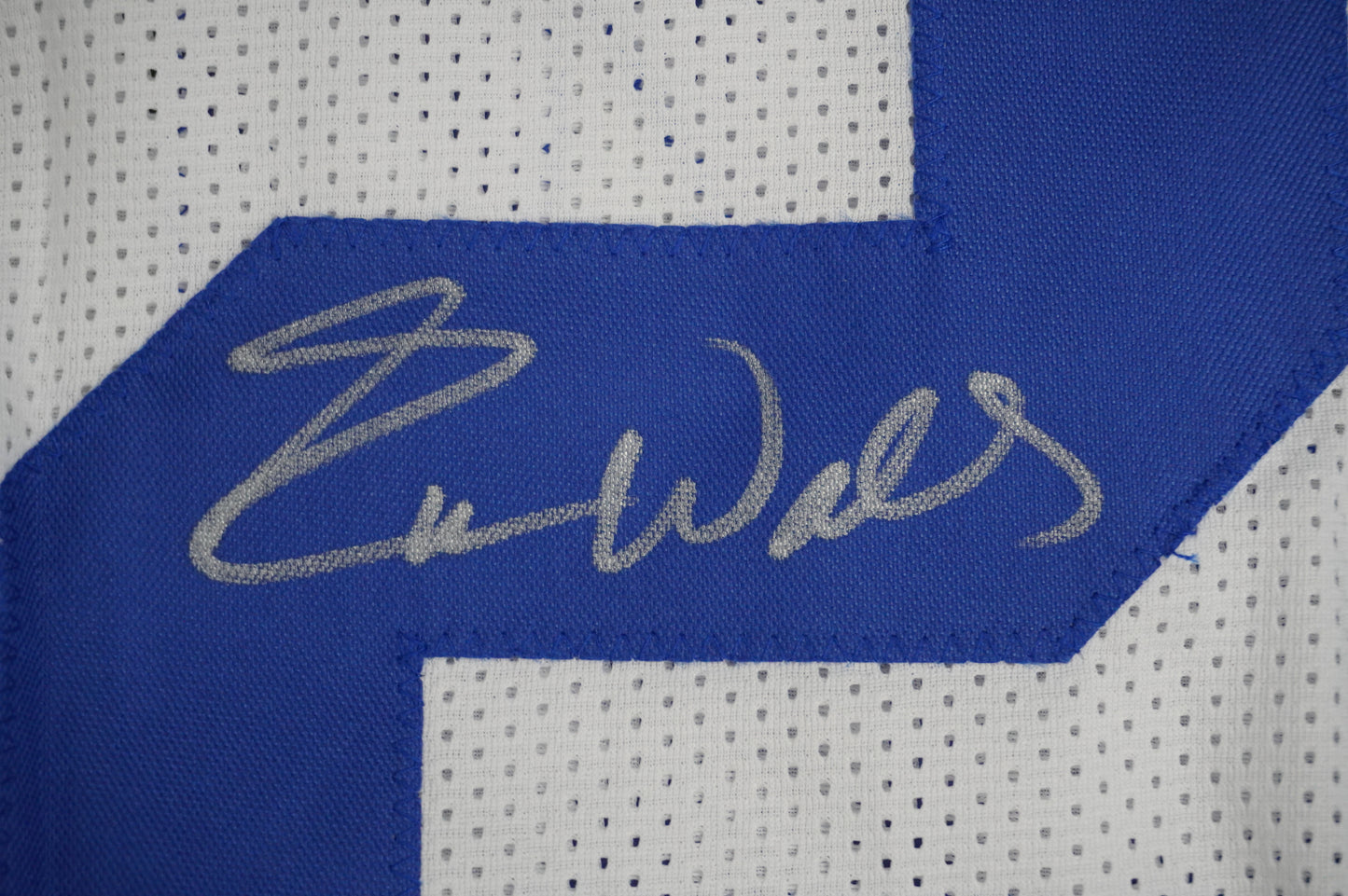 EVERSON WALLS DALLAS COWBOYS SIGNED JERSEY XL NY Giants w/57 Ints JSA COA