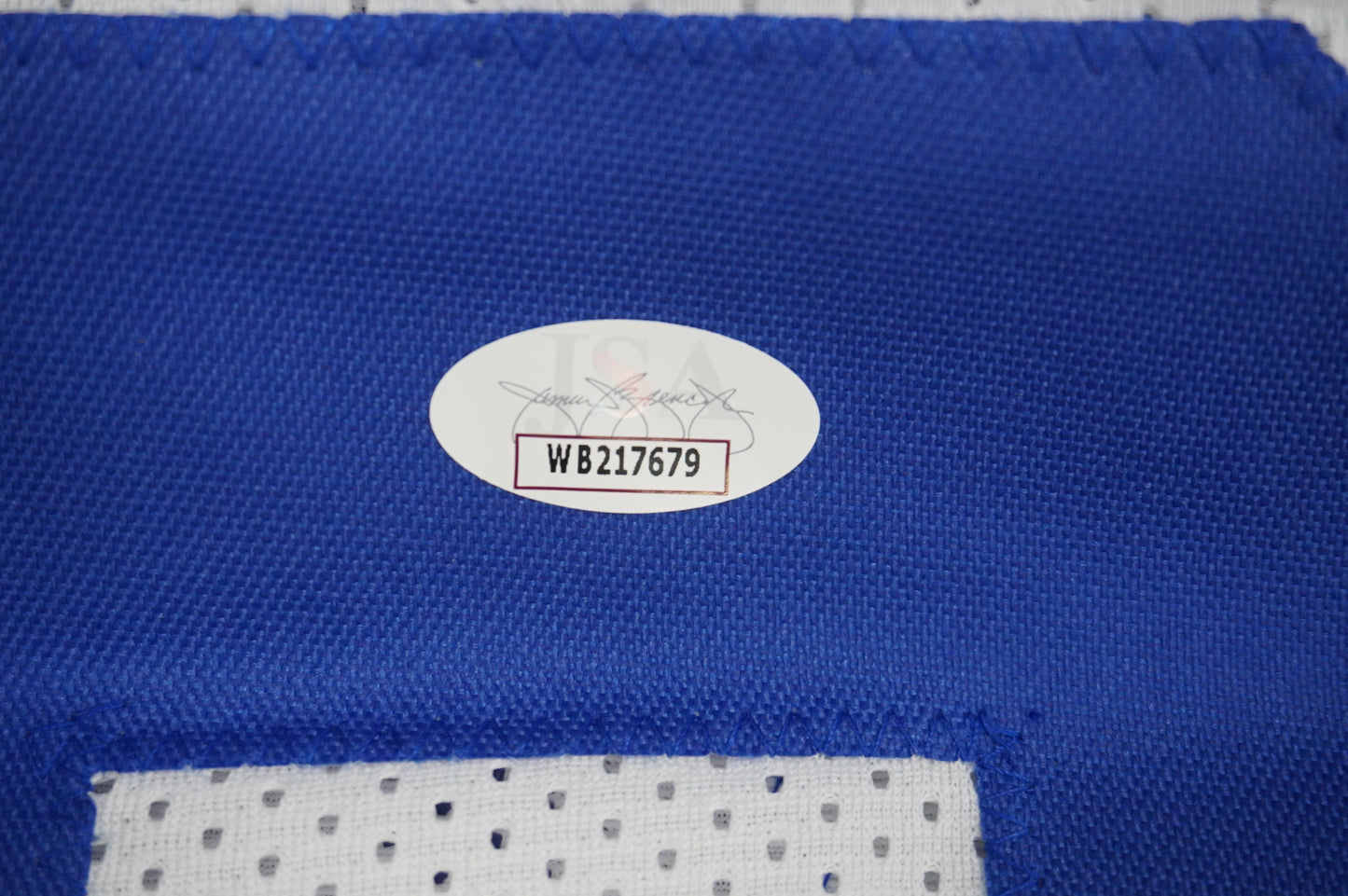 EVERSON WALLS DALLAS COWBOYS SIGNED JERSEY XL NY Giants w/57 Ints JSA COA