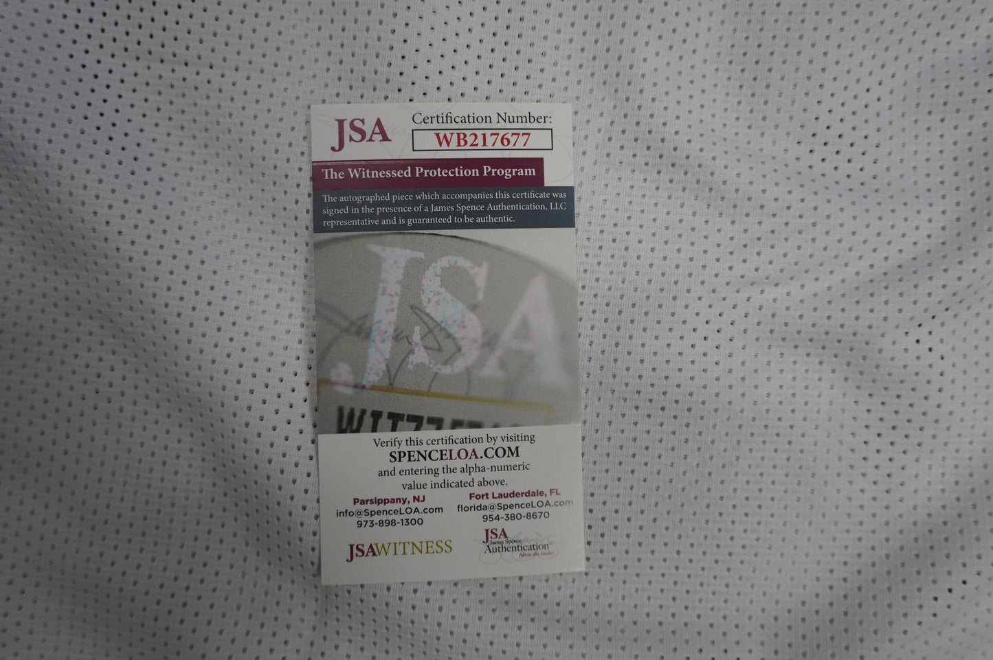 EVERSON WALLS DALLAS COWBOYS SIGNED JERSEY XL NY Giants w/57 Ints JSA COA