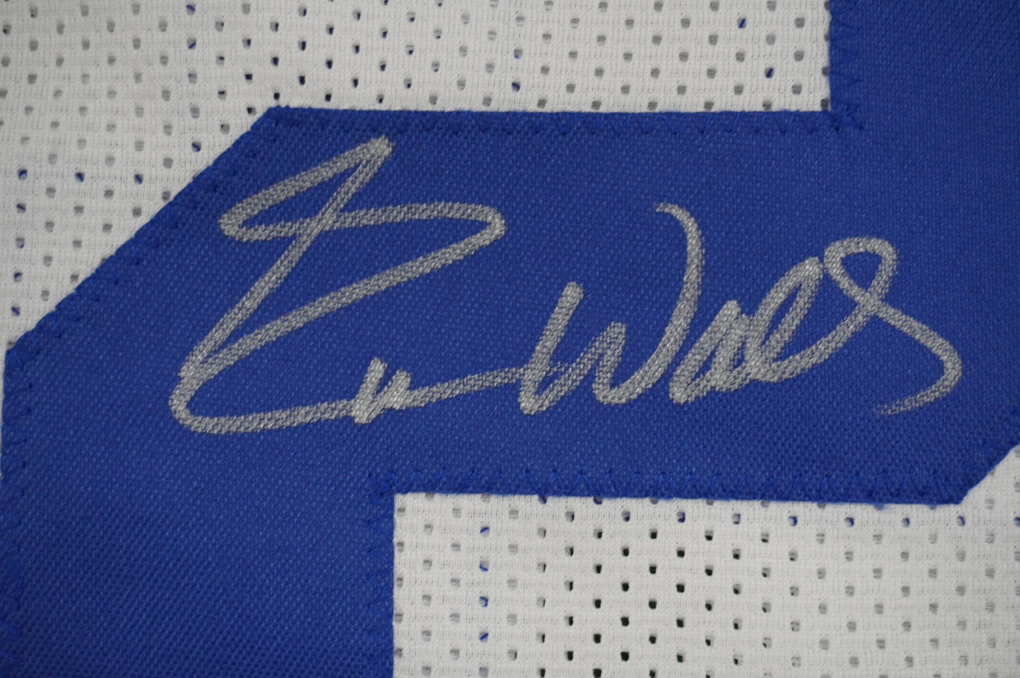 EVERSON WALLS DALLAS COWBOYS SIGNED JERSEY XL NY Giants w/57 Ints JSA COA
