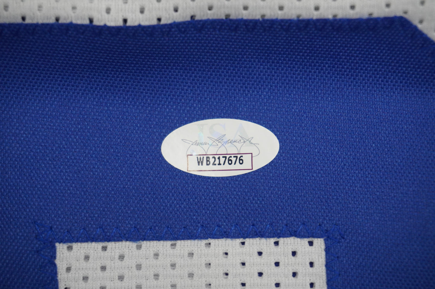 EVERSON WALLS DALLAS COWBOYS SIGNED JERSEY XL NY Giants w/57 Ints JSA COA