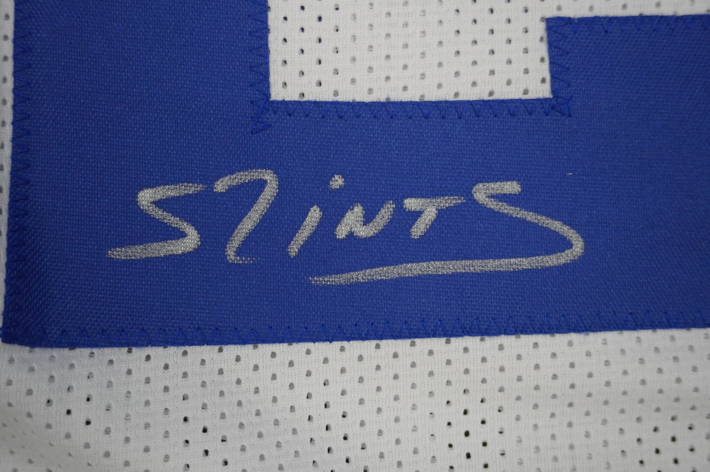 EVERSON WALLS DALLAS COWBOYS SIGNED JERSEY 3XL NY Giants w/57 Ints JSA COA