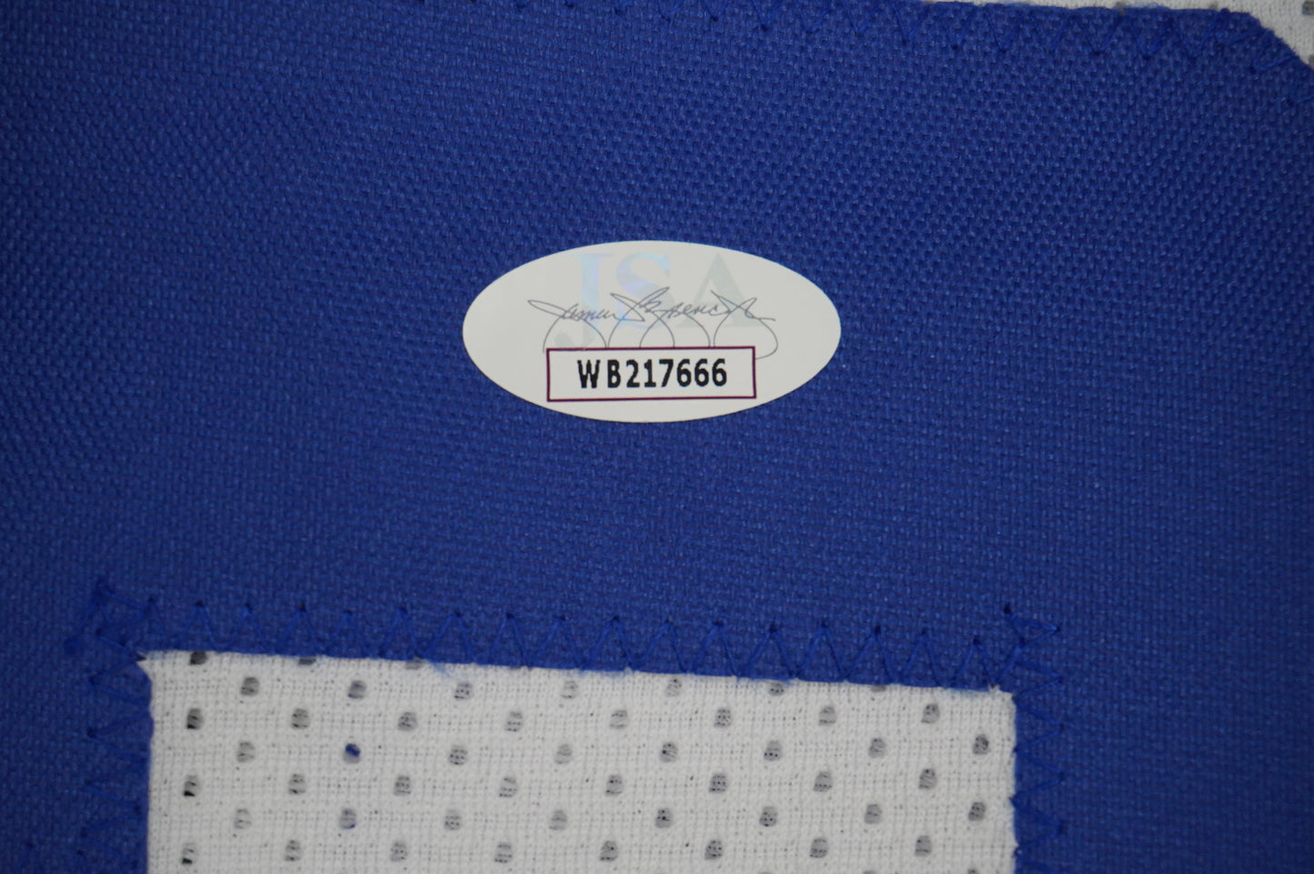 EVERSON WALLS DALLAS COWBOYS SIGNED JERSEY 3XL NY Giants w/57 Ints JSA COA