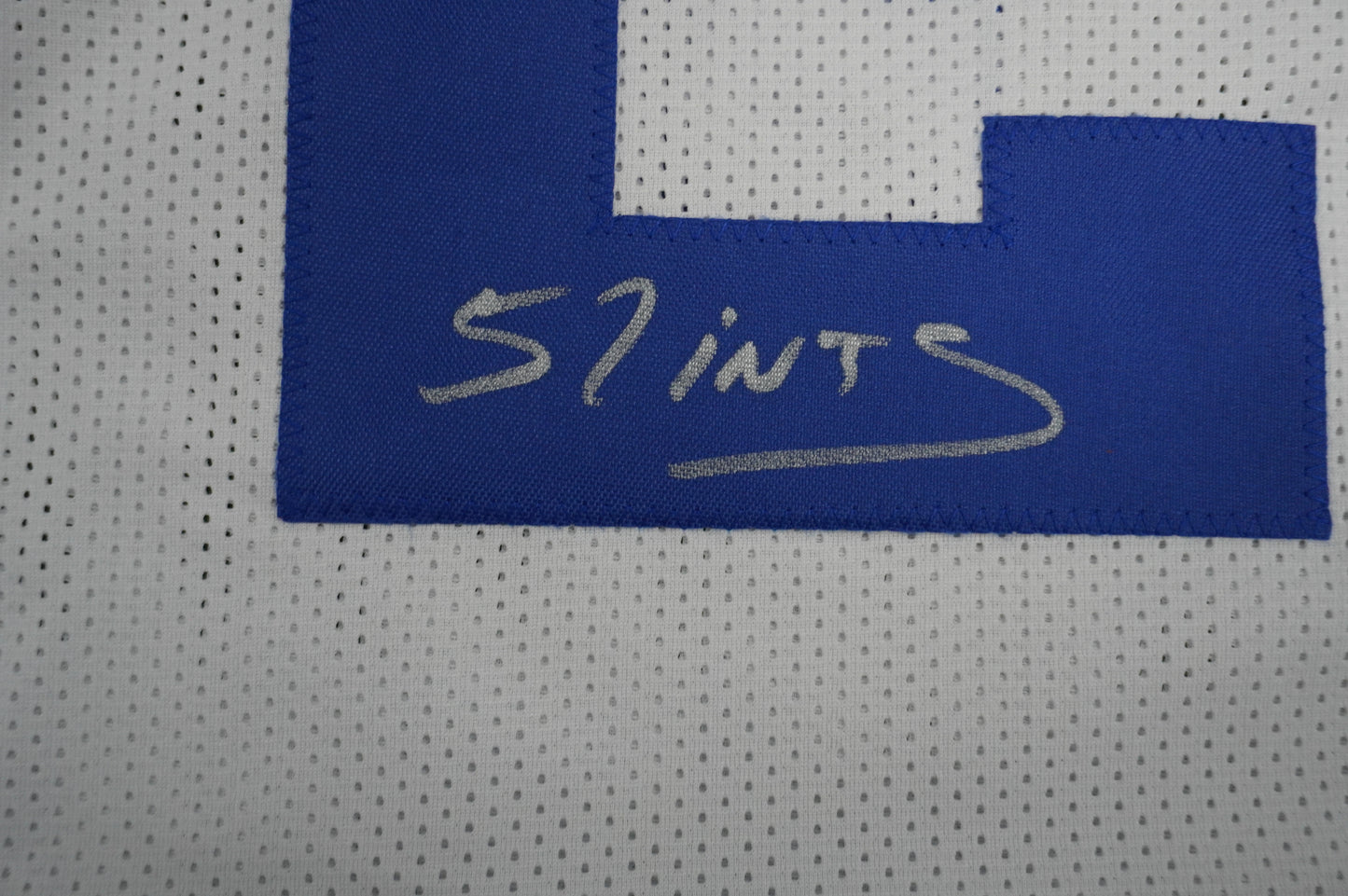 EVERSON WALLS DALLAS COWBOYS SIGNED JERSEY 3XL NY Giants w/57 Ints JSA COA