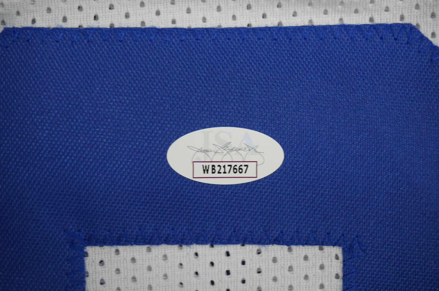 EVERSON WALLS DALLAS COWBOYS SIGNED JERSEY 3XL NY Giants w/57 Ints JSA COA