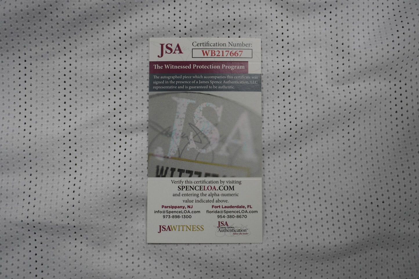 EVERSON WALLS DALLAS COWBOYS SIGNED JERSEY 3XL NY Giants w/57 Ints JSA COA