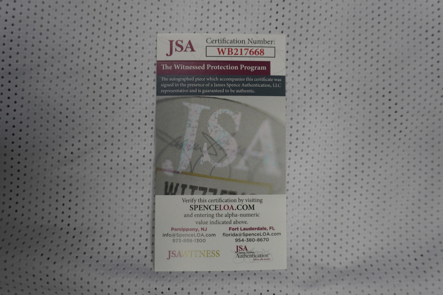 EVERSON WALLS DALLAS COWBOYS SIGNED JERSEY 3XL NY Giants w/57 Ints JSA COA