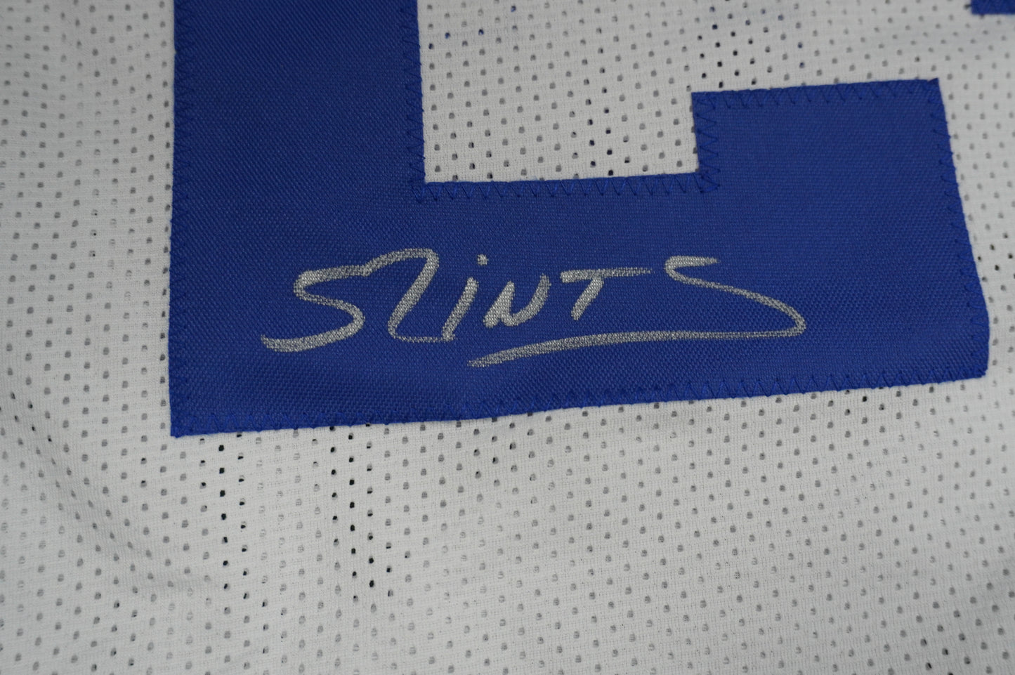 EVERSON WALLS DALLAS COWBOYS SIGNED JERSEY 3XL NY Giants w/57 Ints JSA COA