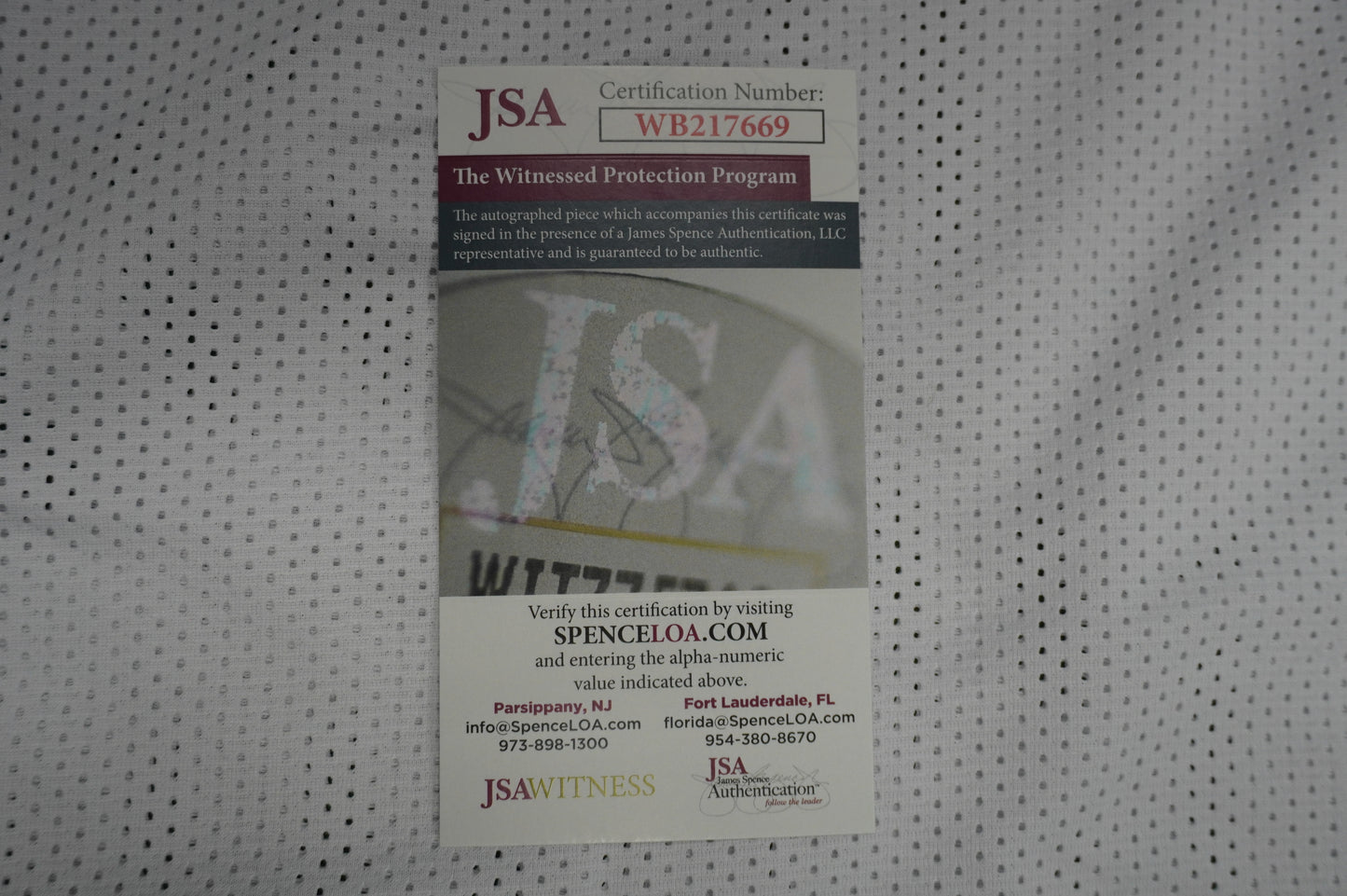 EVERSON WALLS DALLAS COWBOYS SIGNED JERSEY 3XL NY Giants w/57 Ints JSA COA