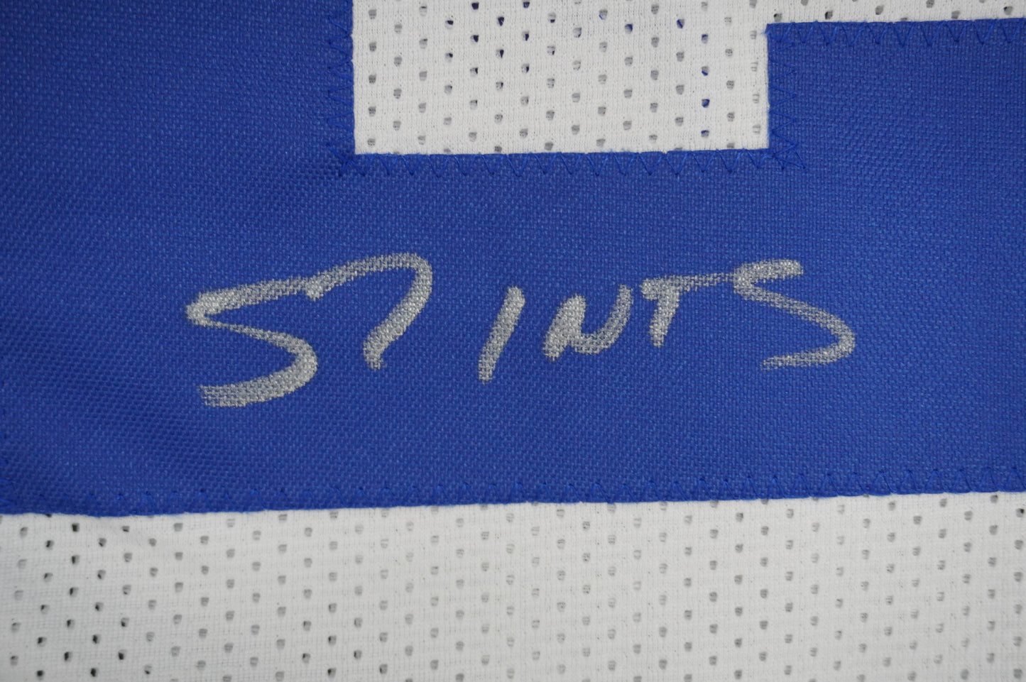 EVERSON WALLS DALLAS COWBOYS SIGNED JERSEY M NY Giants w/57 Ints JSA COA