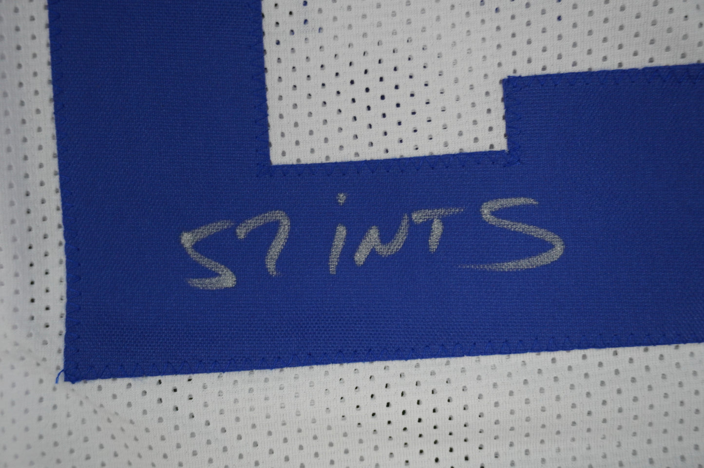 EVERSON WALLS DALLAS COWBOYS SIGNED JERSEY M NY Giants w/57 Ints JSA COA