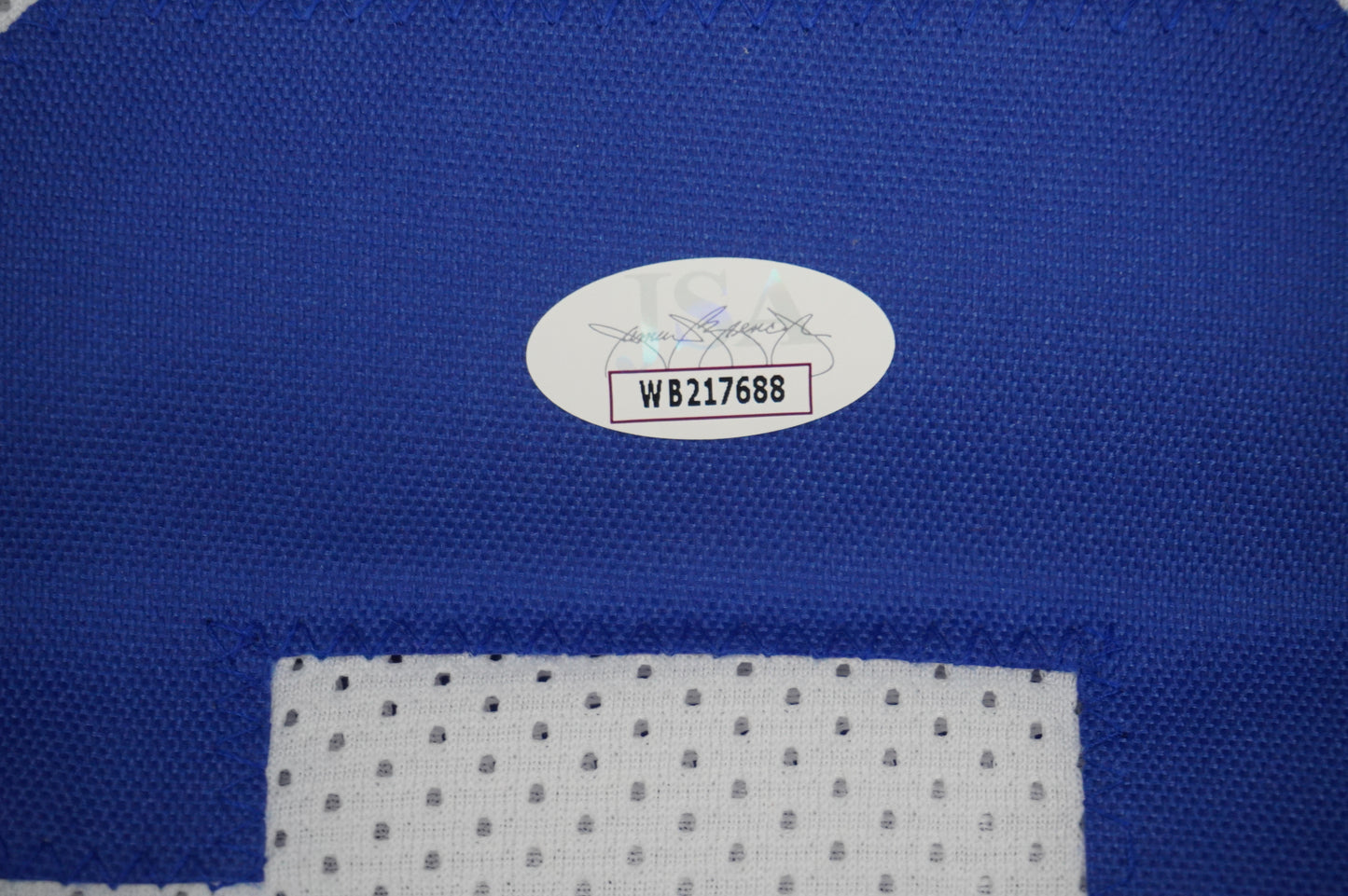 EVERSON WALLS DALLAS COWBOYS SIGNED JERSEY M NY Giants w/57 Ints JSA COA