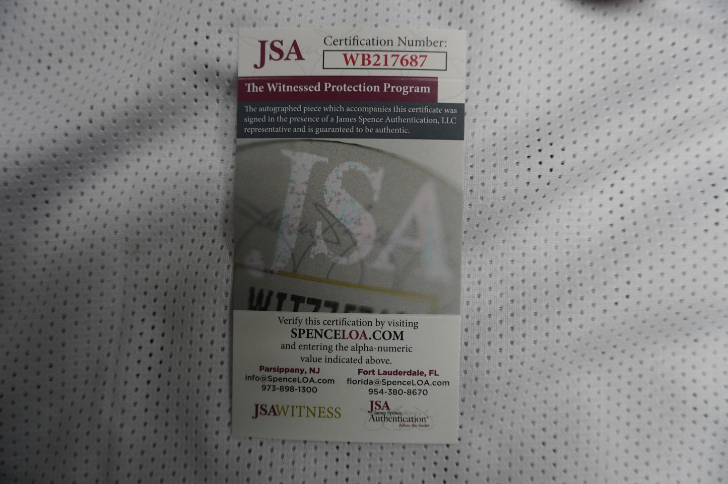 EVERSON WALLS DALLAS COWBOYS SIGNED JERSEY M NY Giants w/57 Ints JSA COA